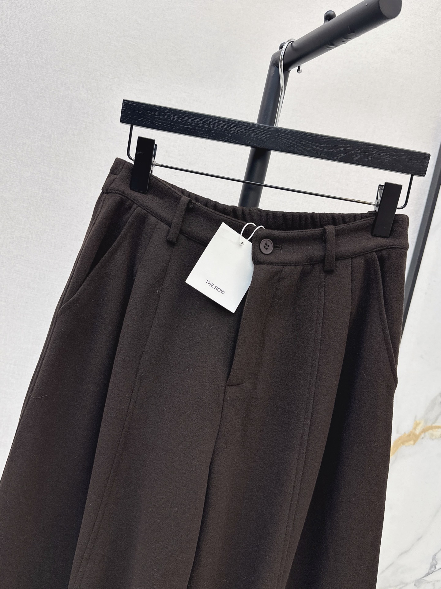 Brun 26fw heavyweight wide-leg pants sets