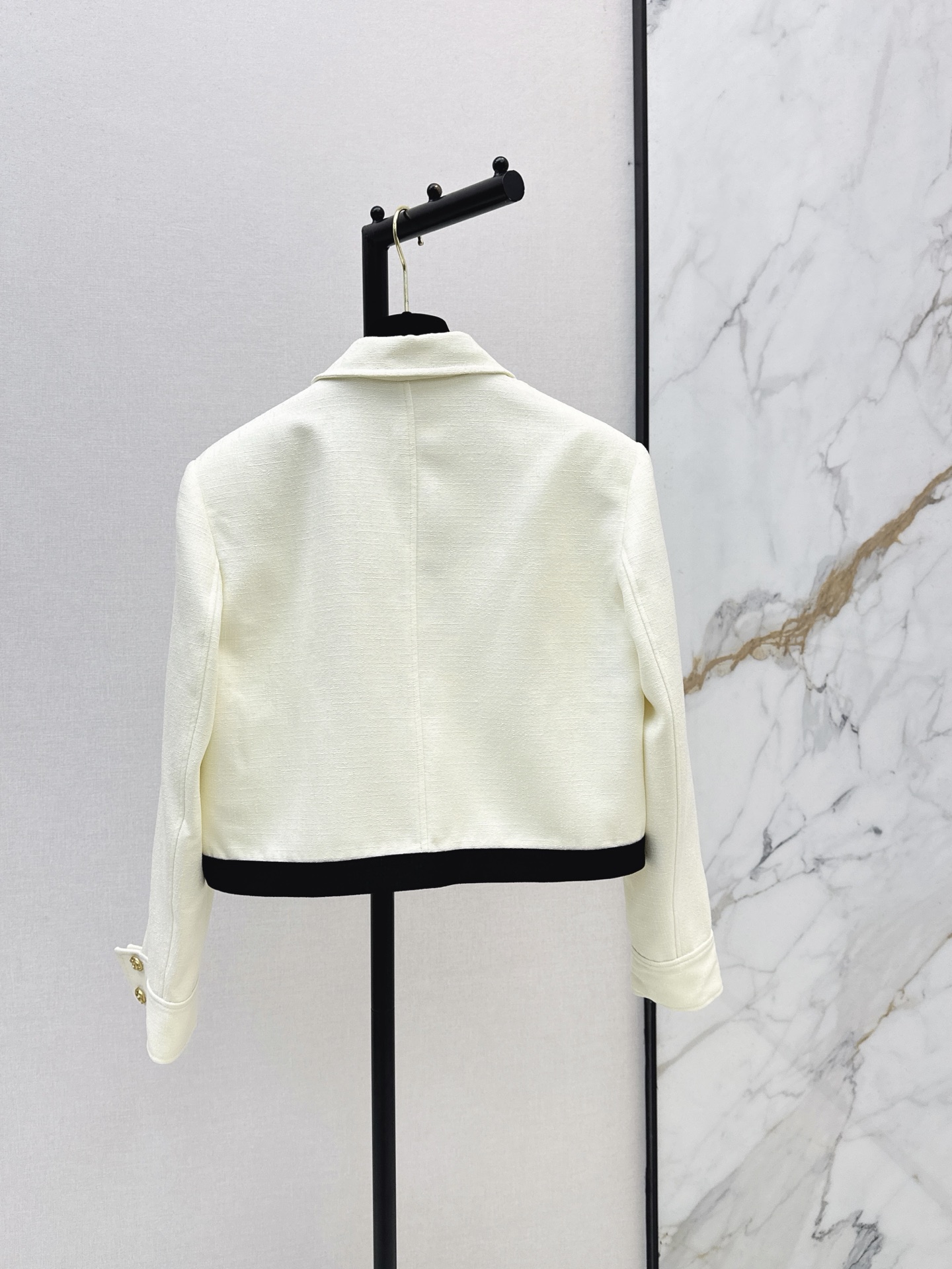 Chan 26fw cropped woven jacket