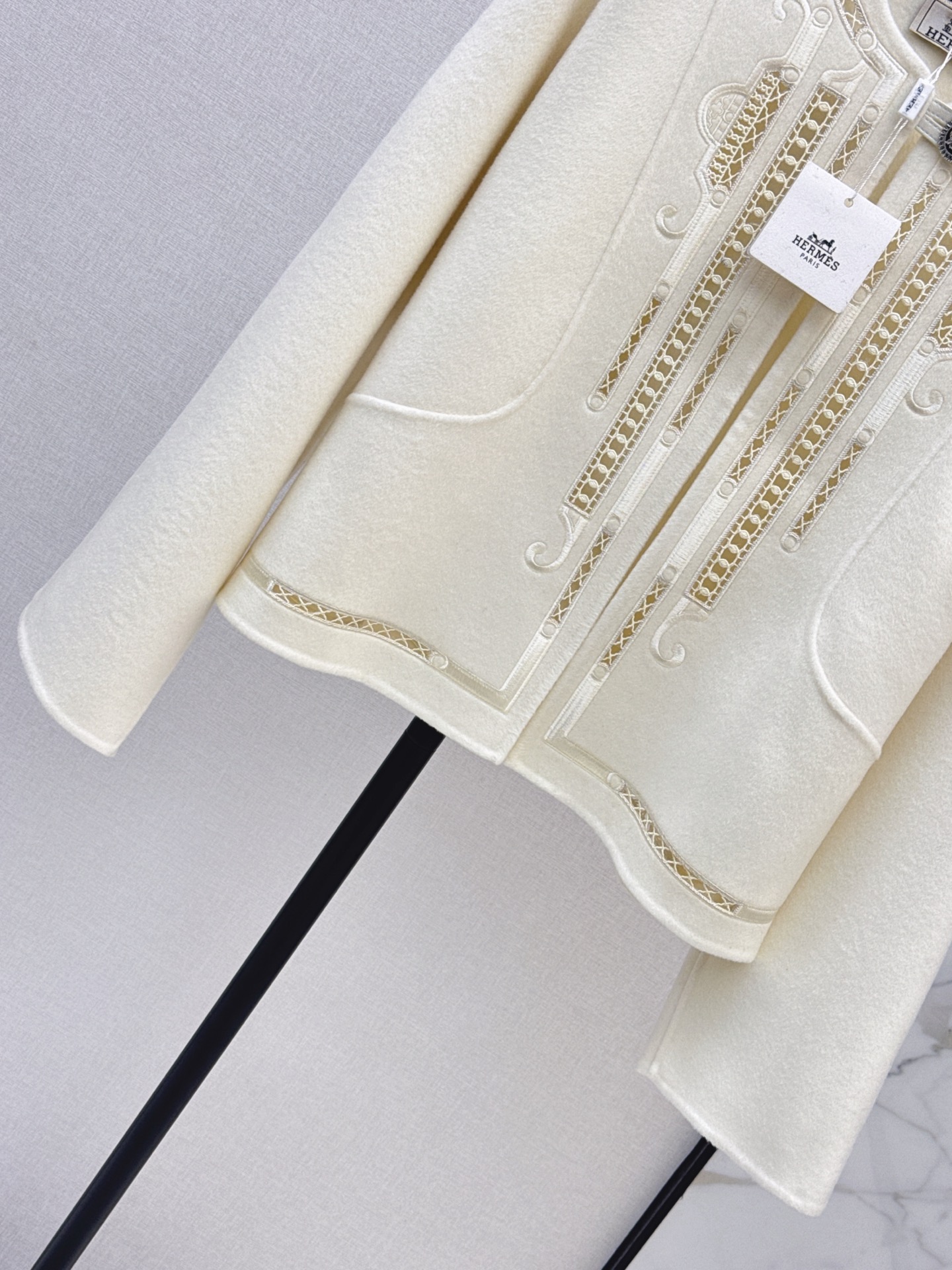 Her 26fw embroidery woolen jacket