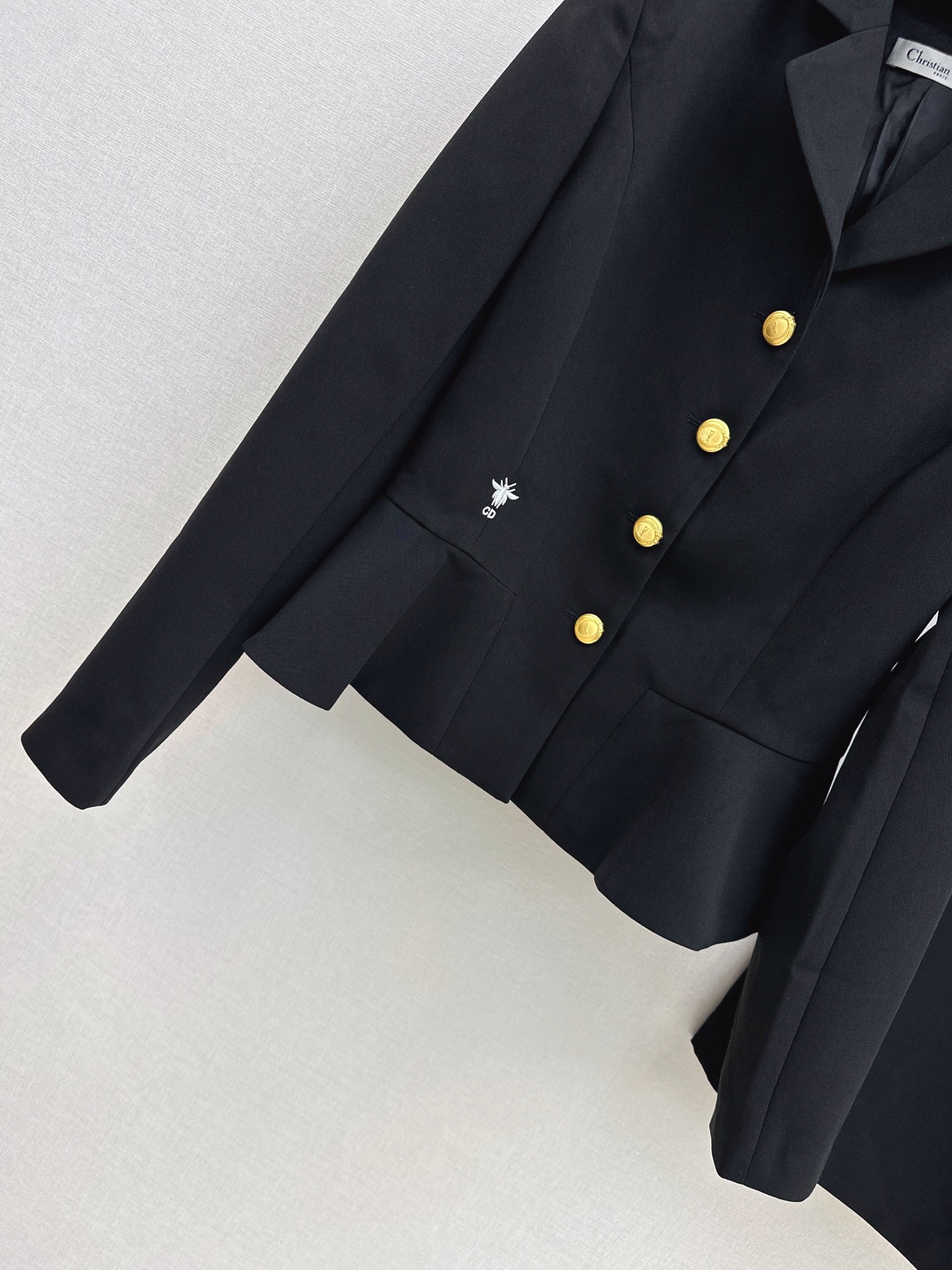 CD 26fw bee embroidery jacket A-lin skirt