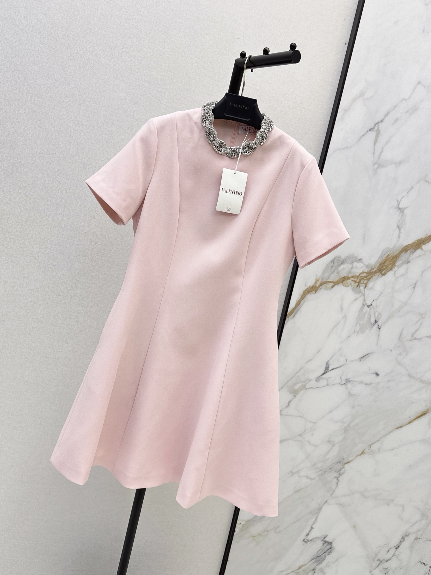 Valen 26fw rhinestone dress