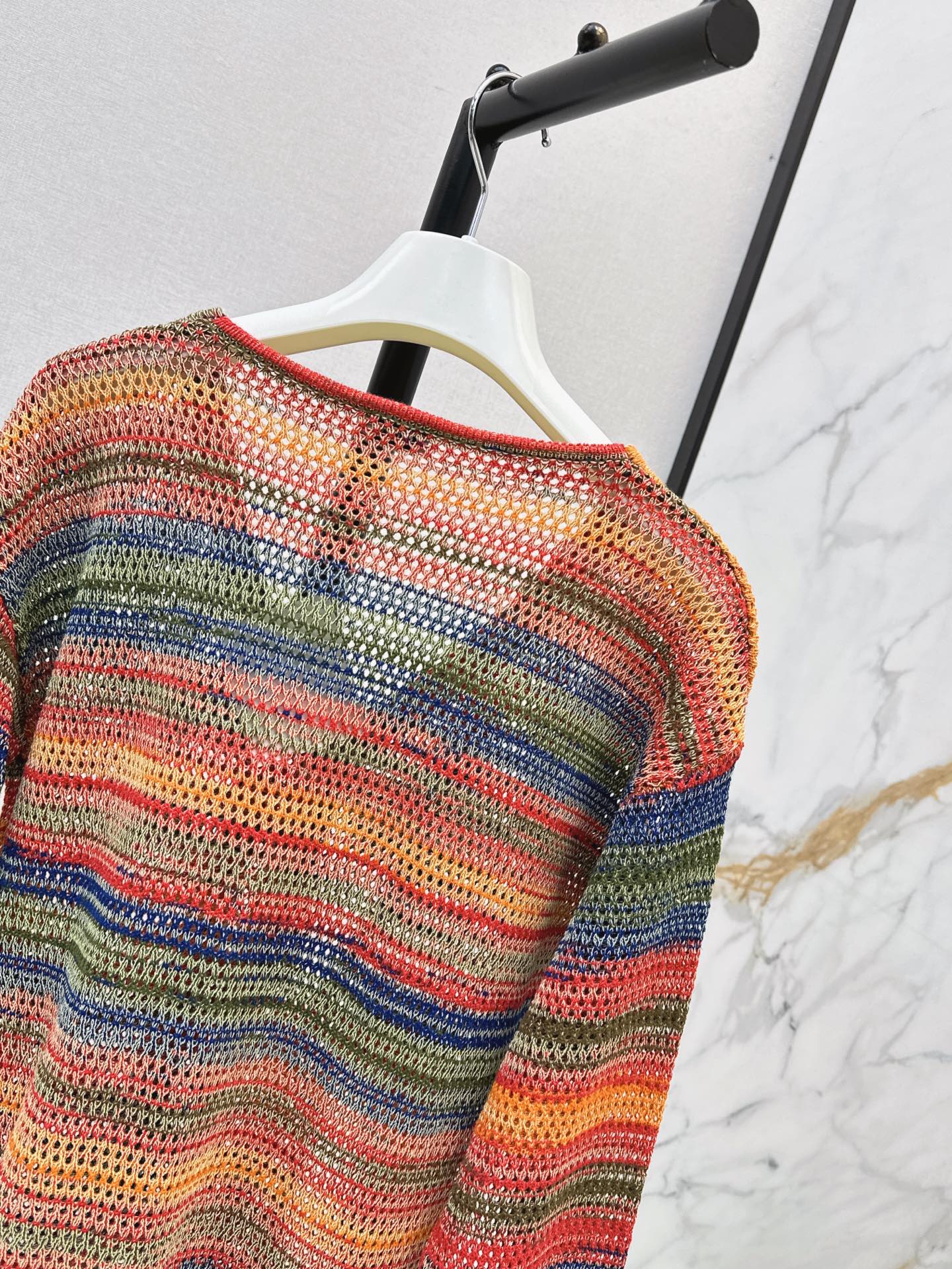 Loe 26fw stripe knitwear