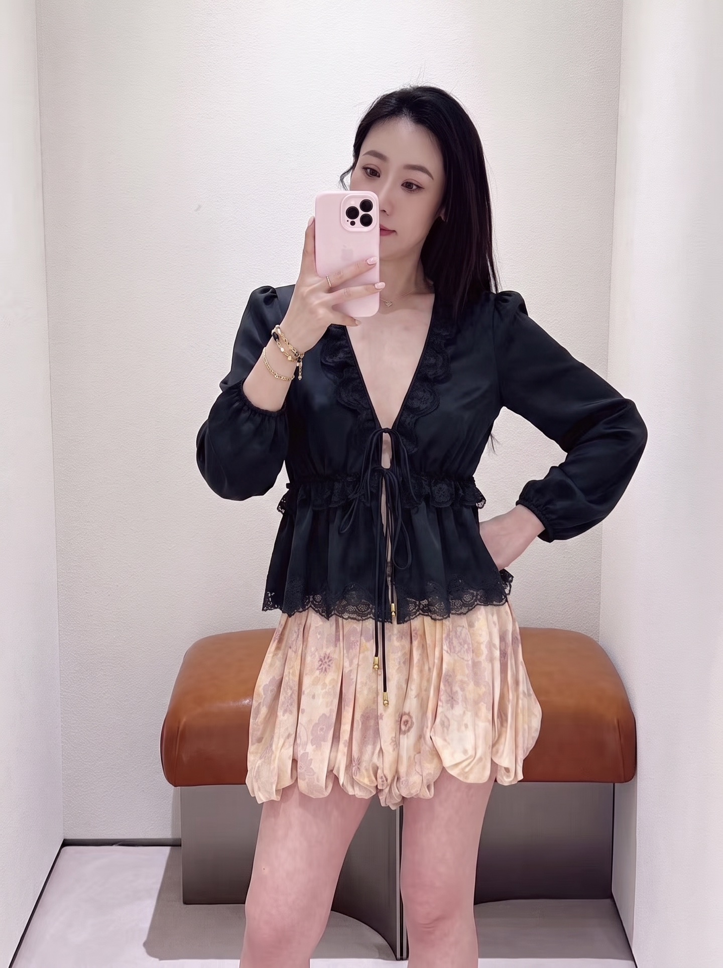Chol 26fw lace cardigan