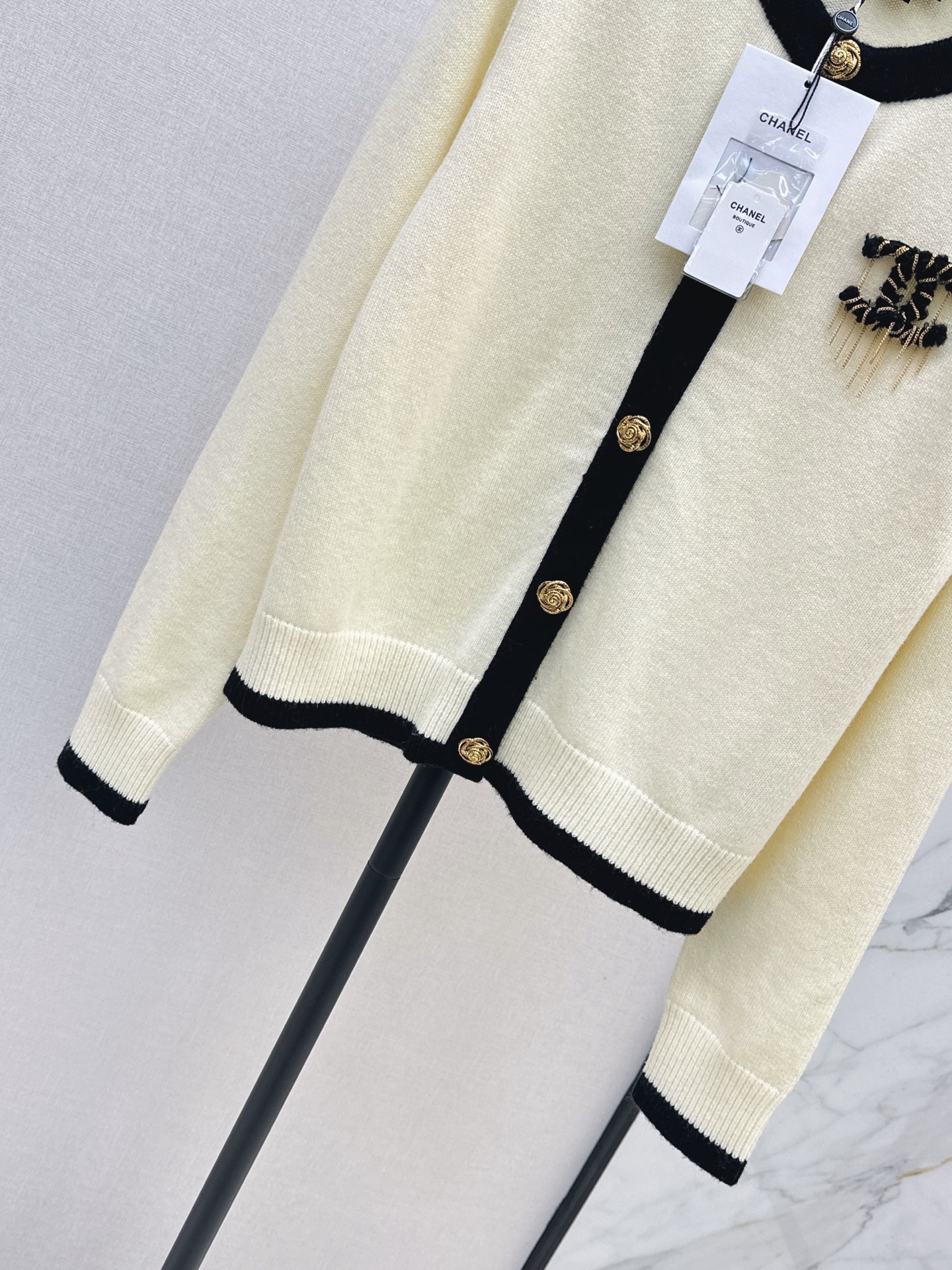 Chan 26fw cashmere knit cardigan