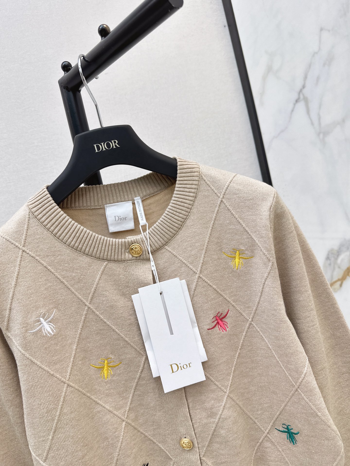 CD 26fw embroidery cardigan