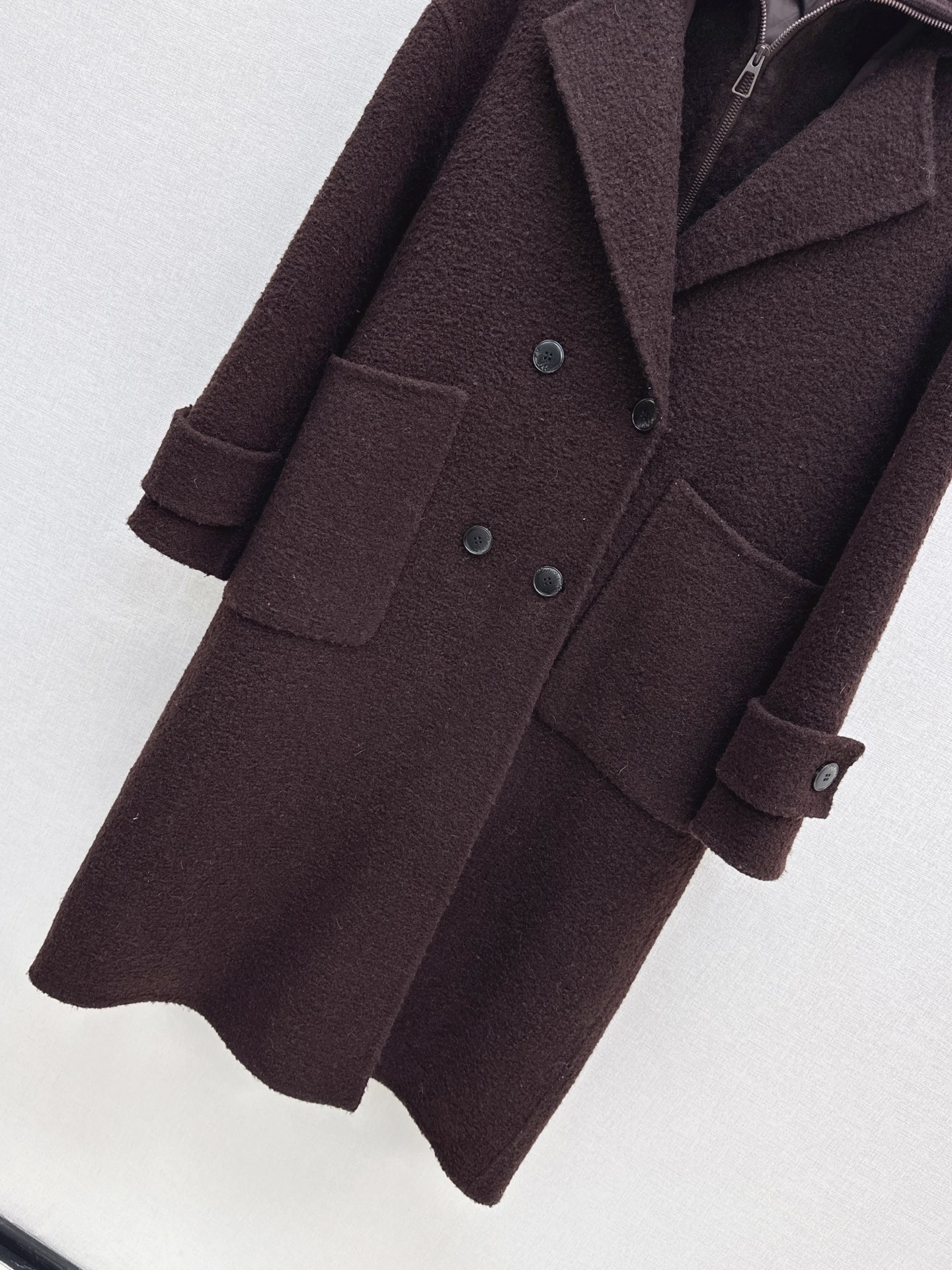 Max 26fw down vest double breasted overcoats set
