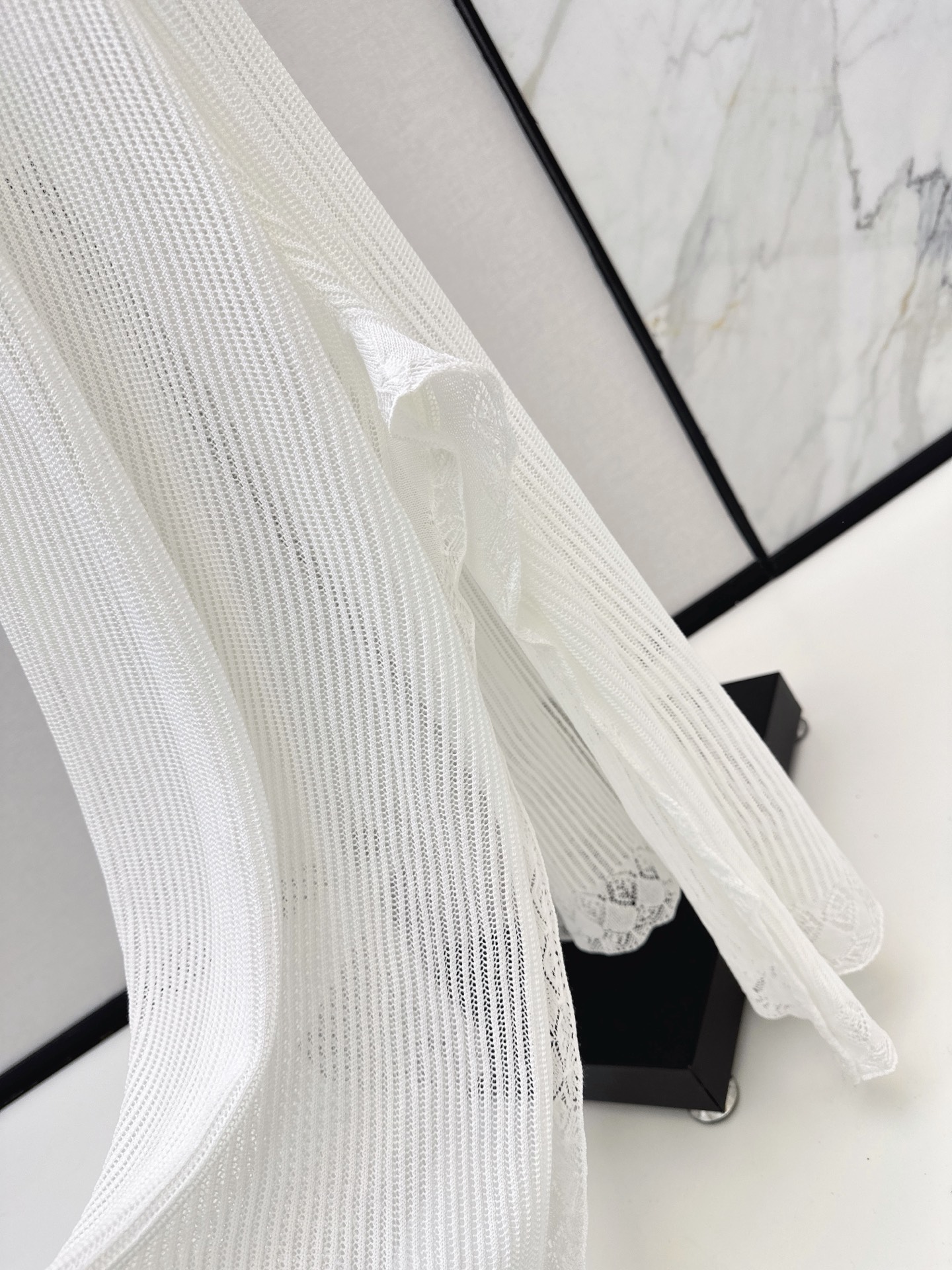 CD 26ss hollow knit slip dress