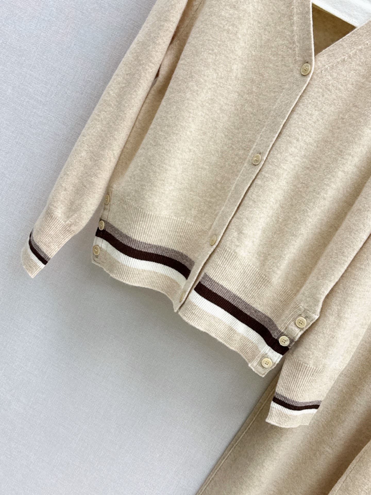Thom 26fw wool cardigan pant sets