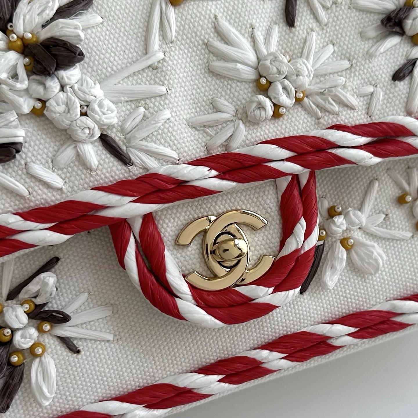 Chan 26K CF2.55 Embroidered Bag