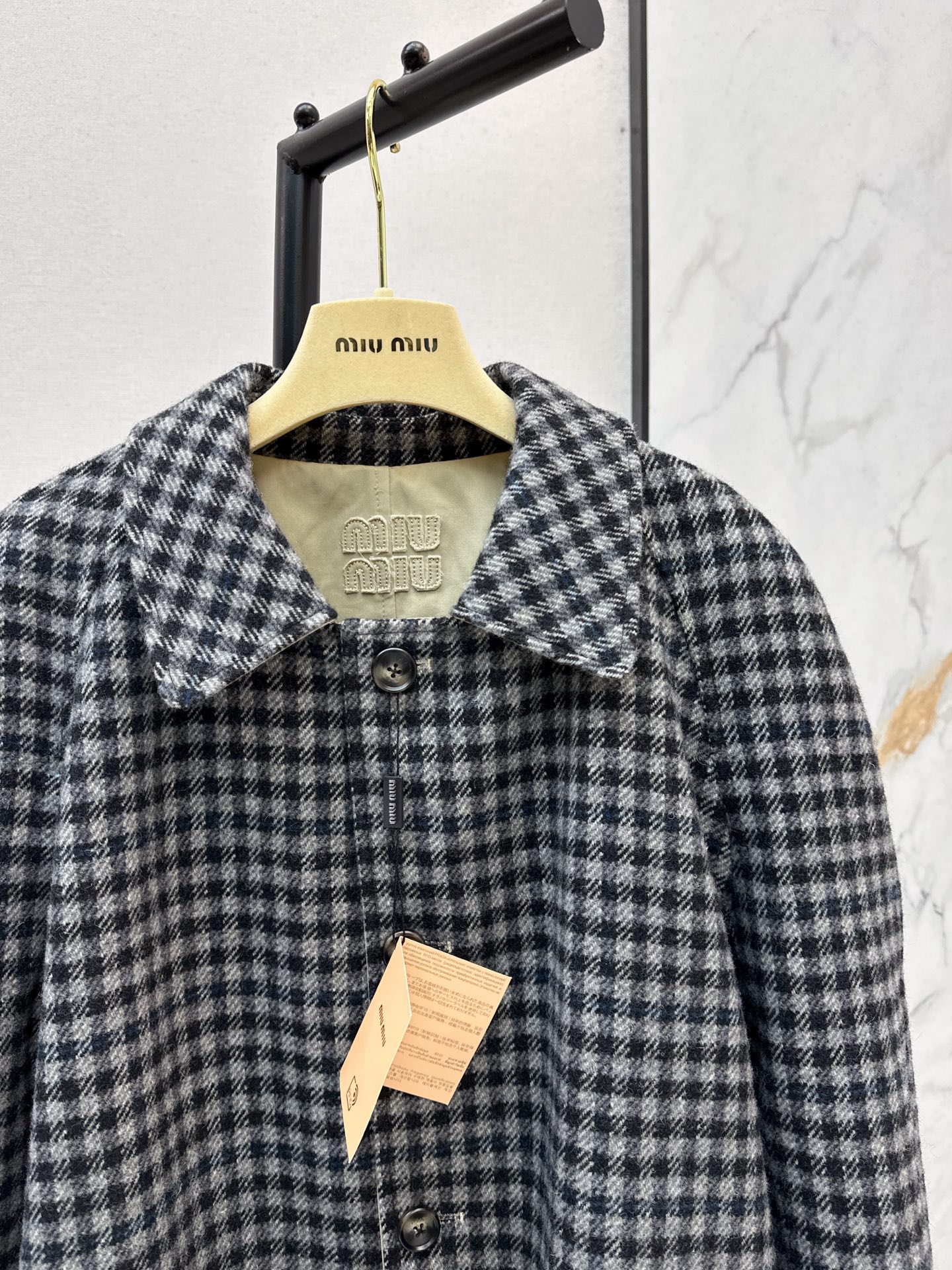 Miu 26fw reversible trench coats