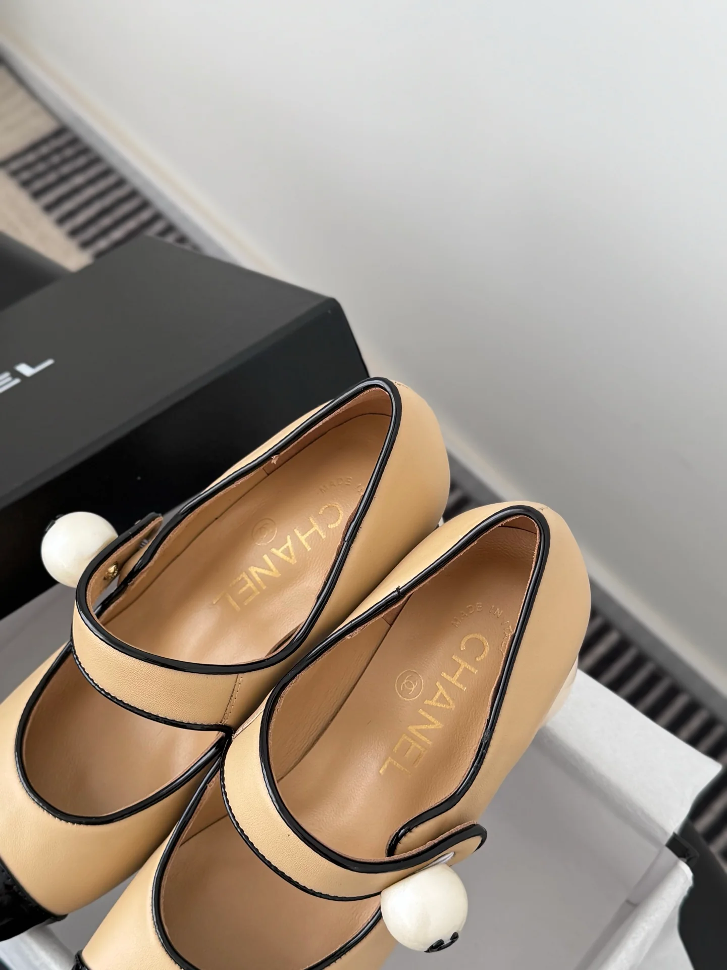 Chan 25fw mary jane chunky heel