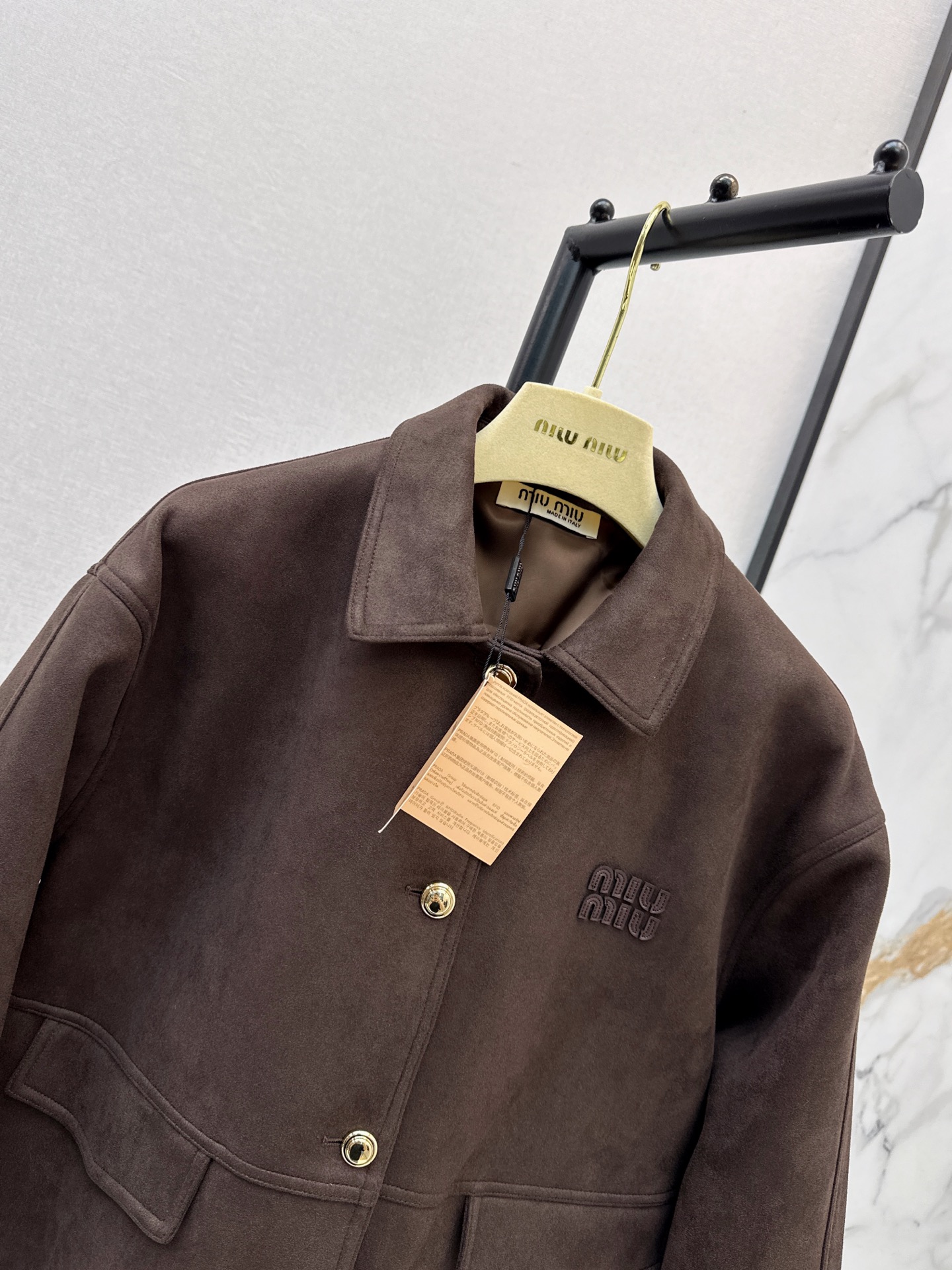 Miu 26fw collared jacket