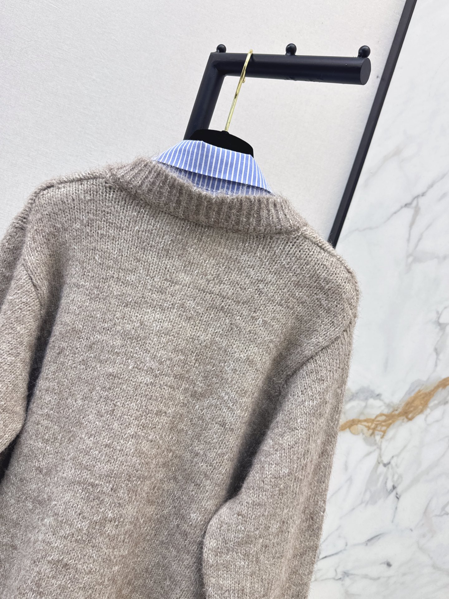Chan 26fw 2in1 sweater