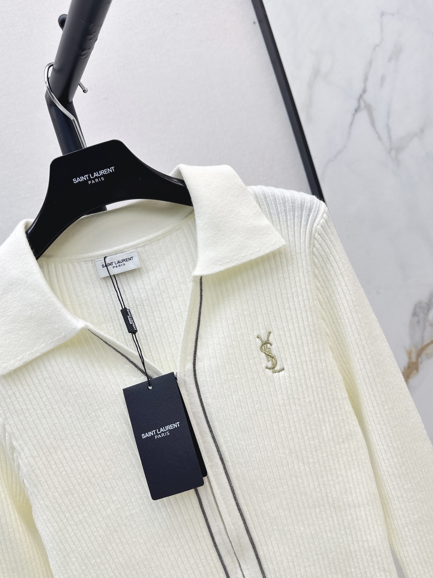 Sain 26fw slim-fit knit cardigan