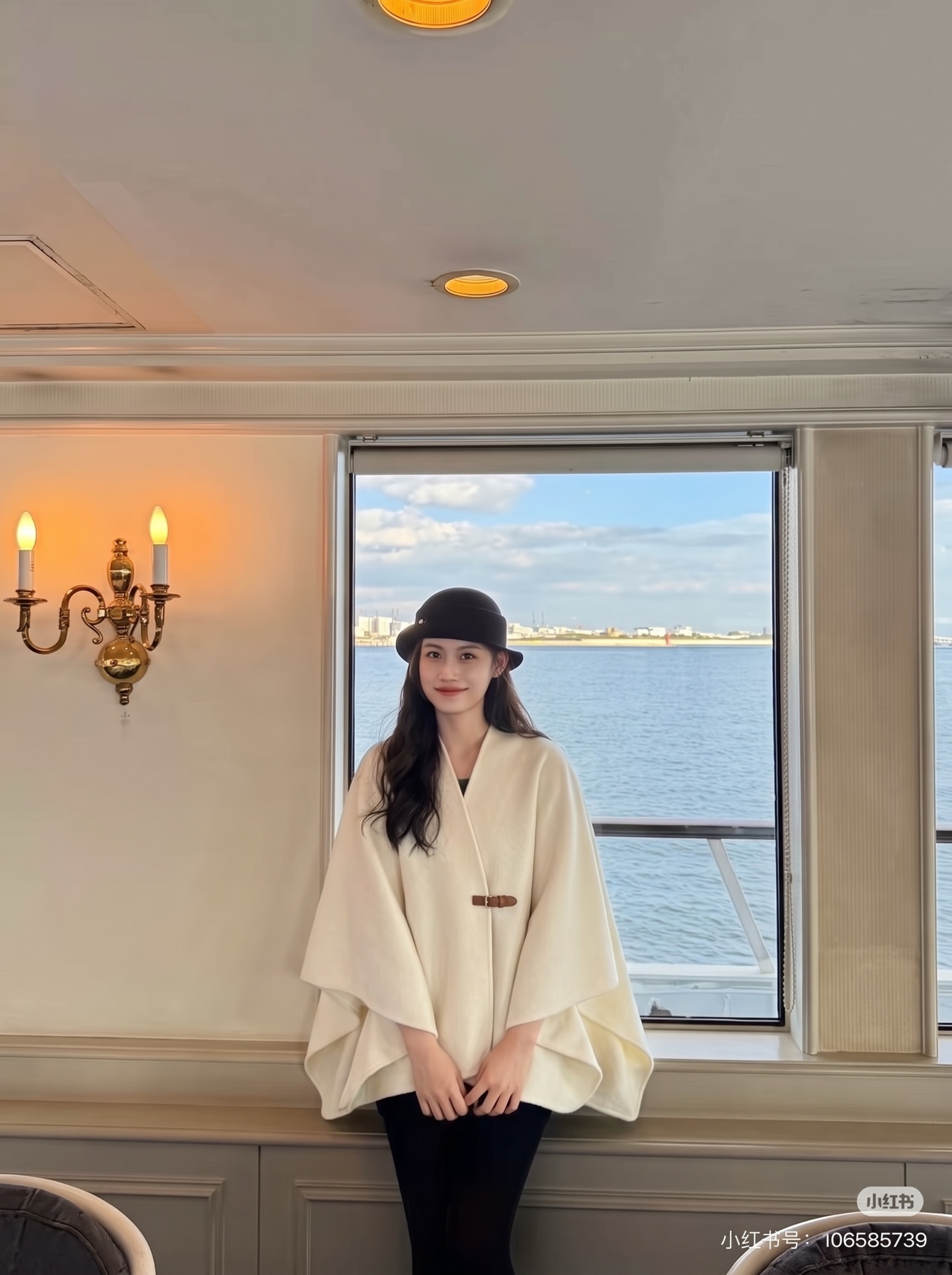 Her 26fw woolen cape jacket
