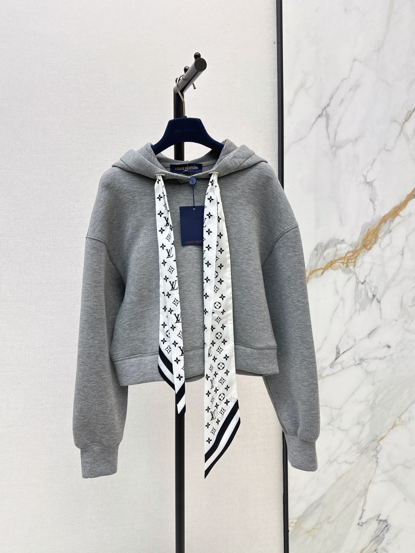 Loui 26fw print scraf  hoodies