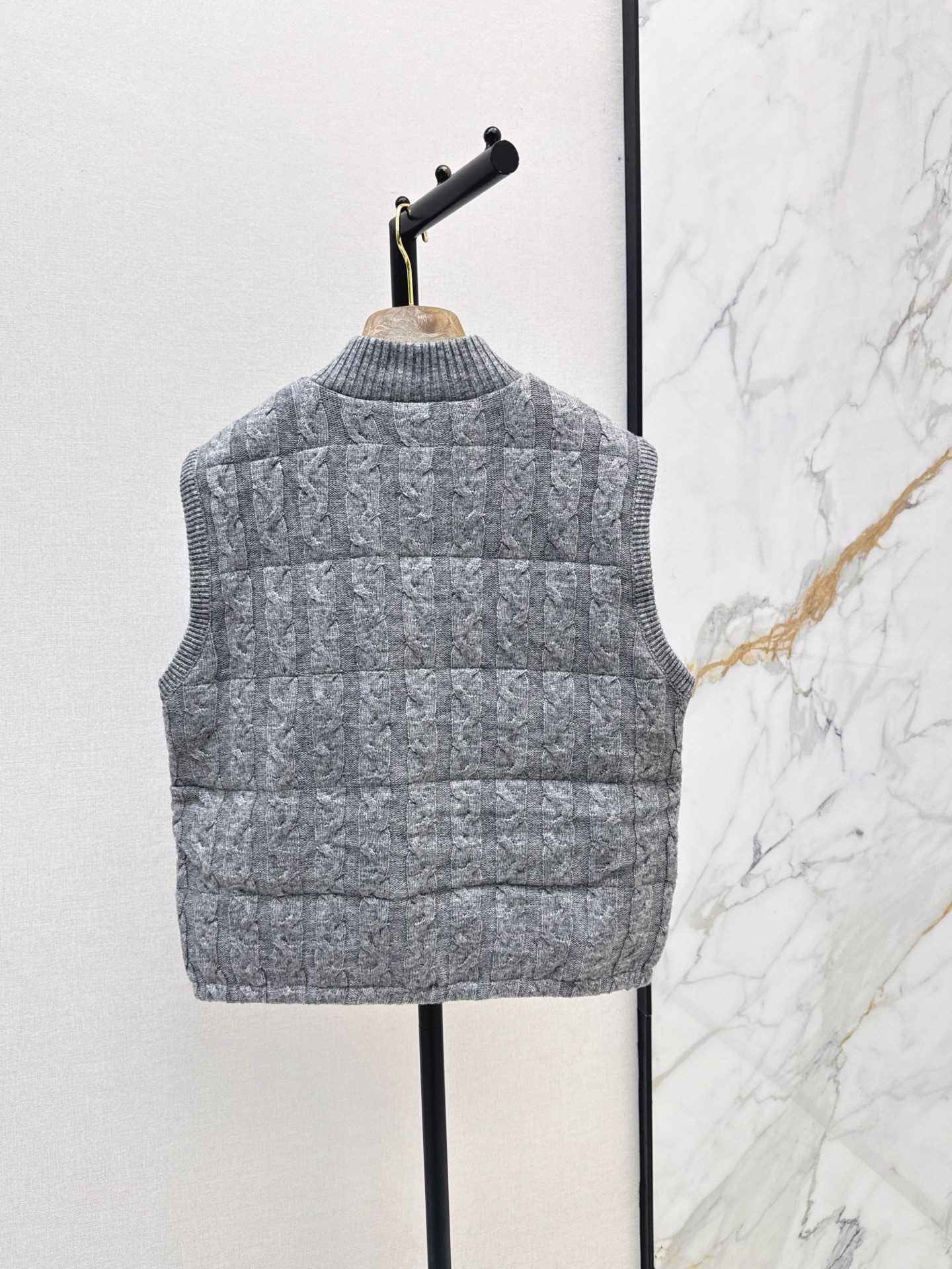 Brun 26fw knit down vest