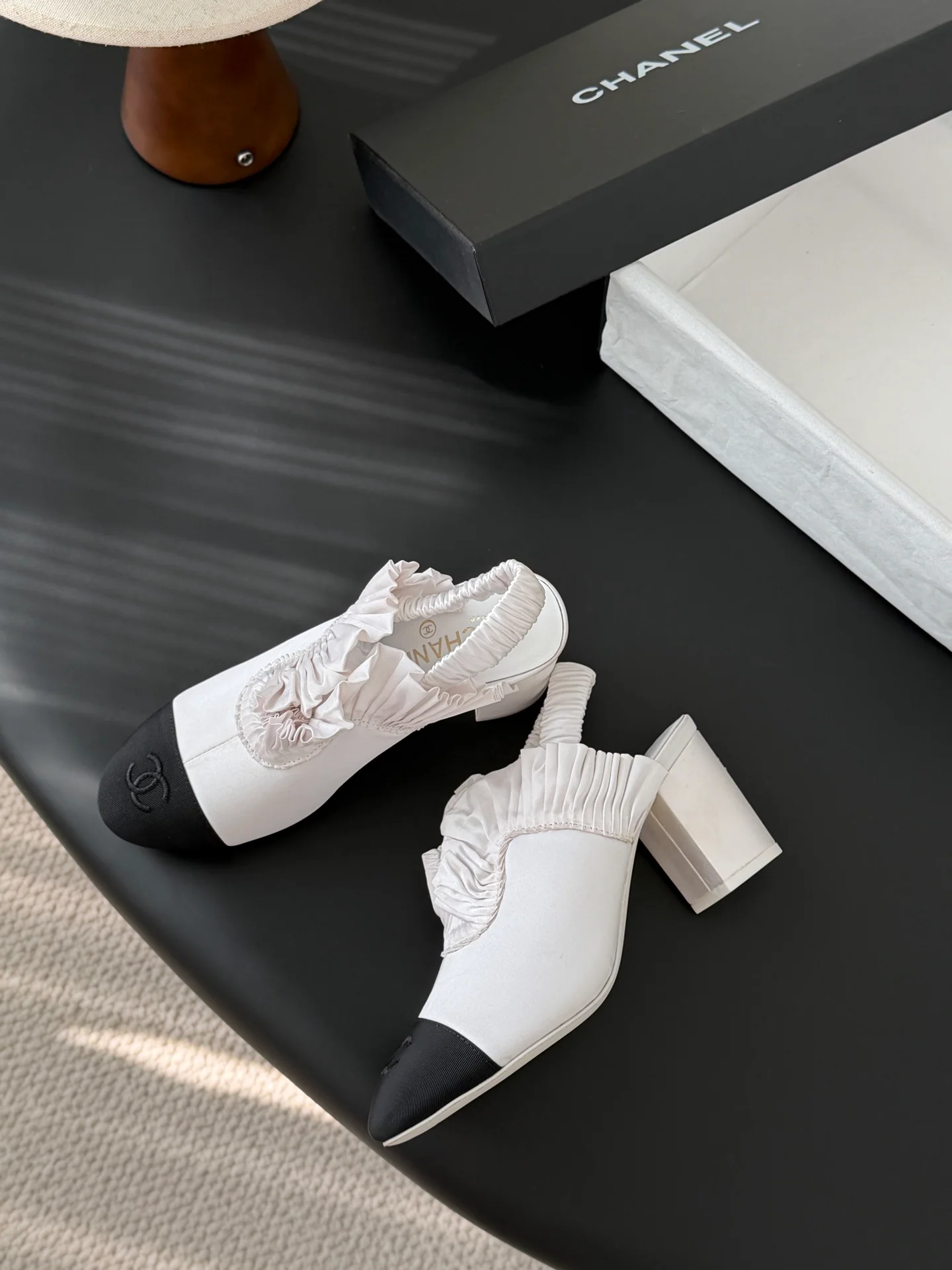 Chan 25fw mary jane chunky heel