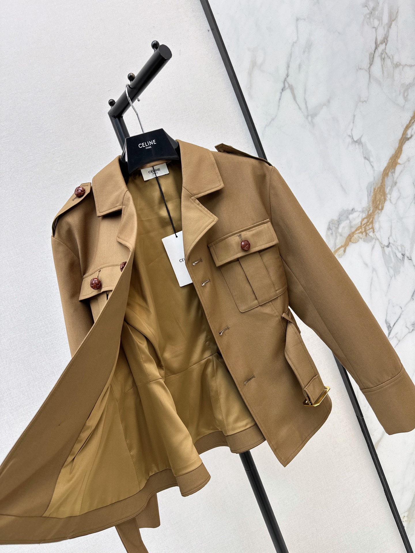 Celi 26fw belted jacket