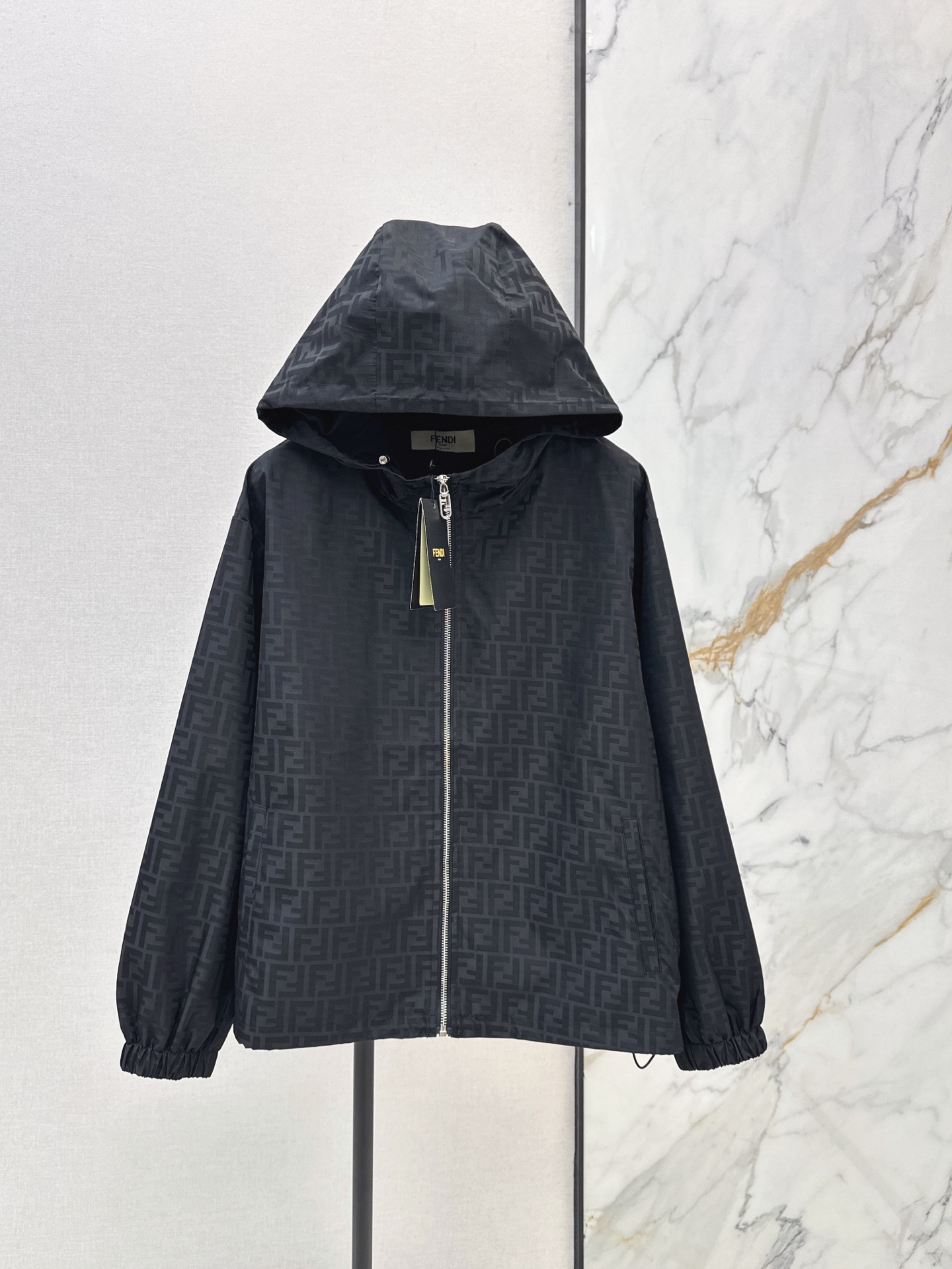 Fen 26fw jacquared hooded jacket