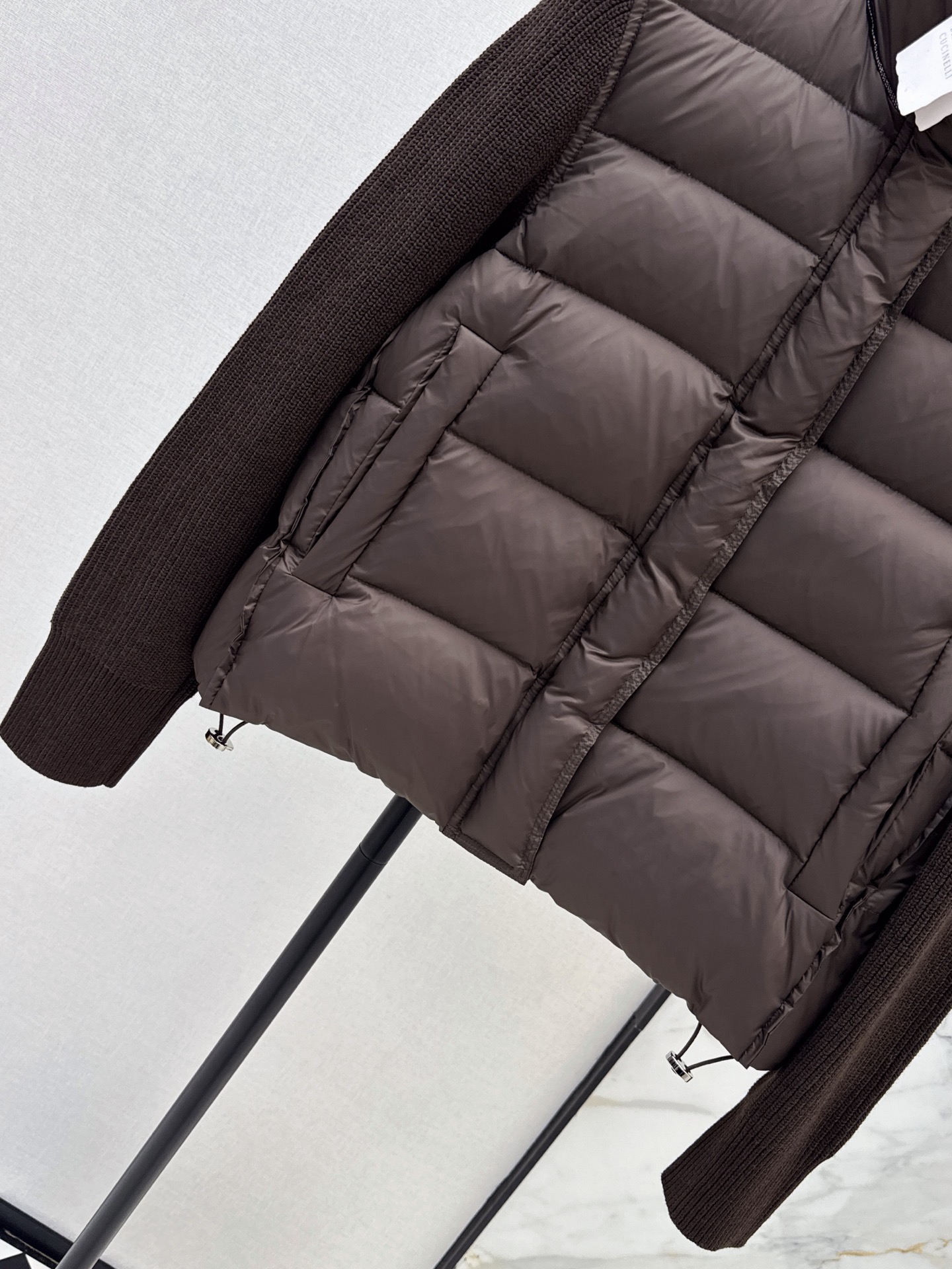Brun 26fw cropped down jacket