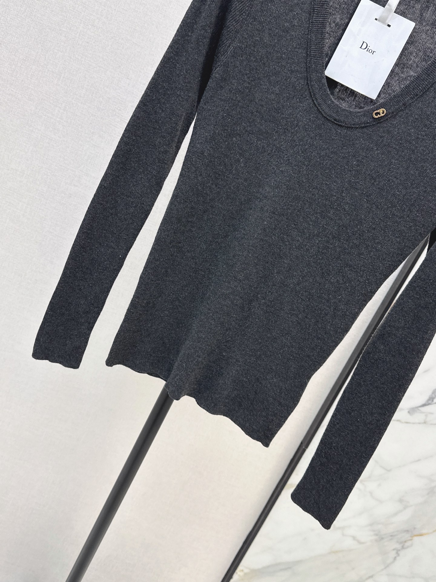 CD 26fw U-neck knit basic tee