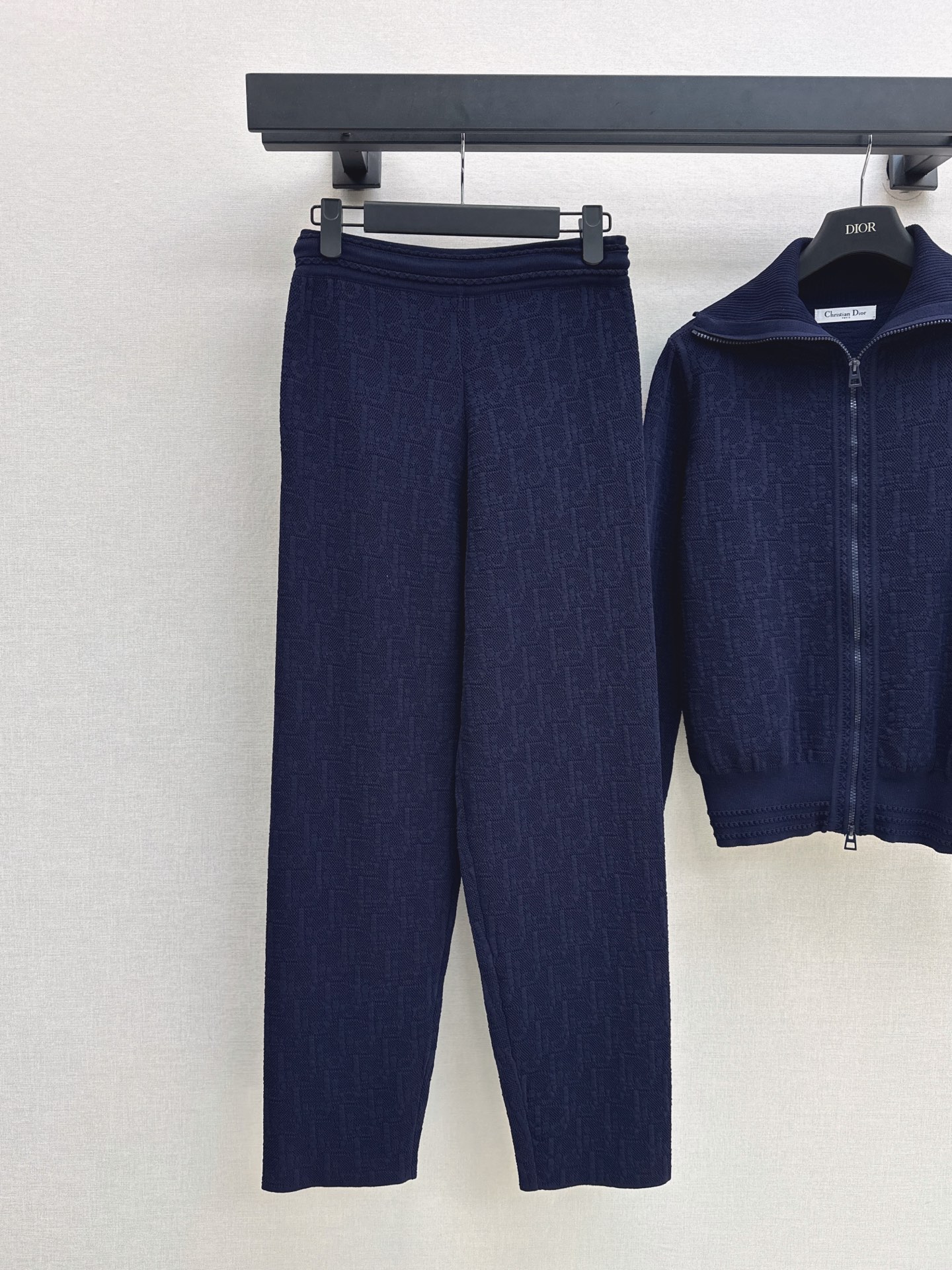 CD 26fw knit zipper jacket pants sets