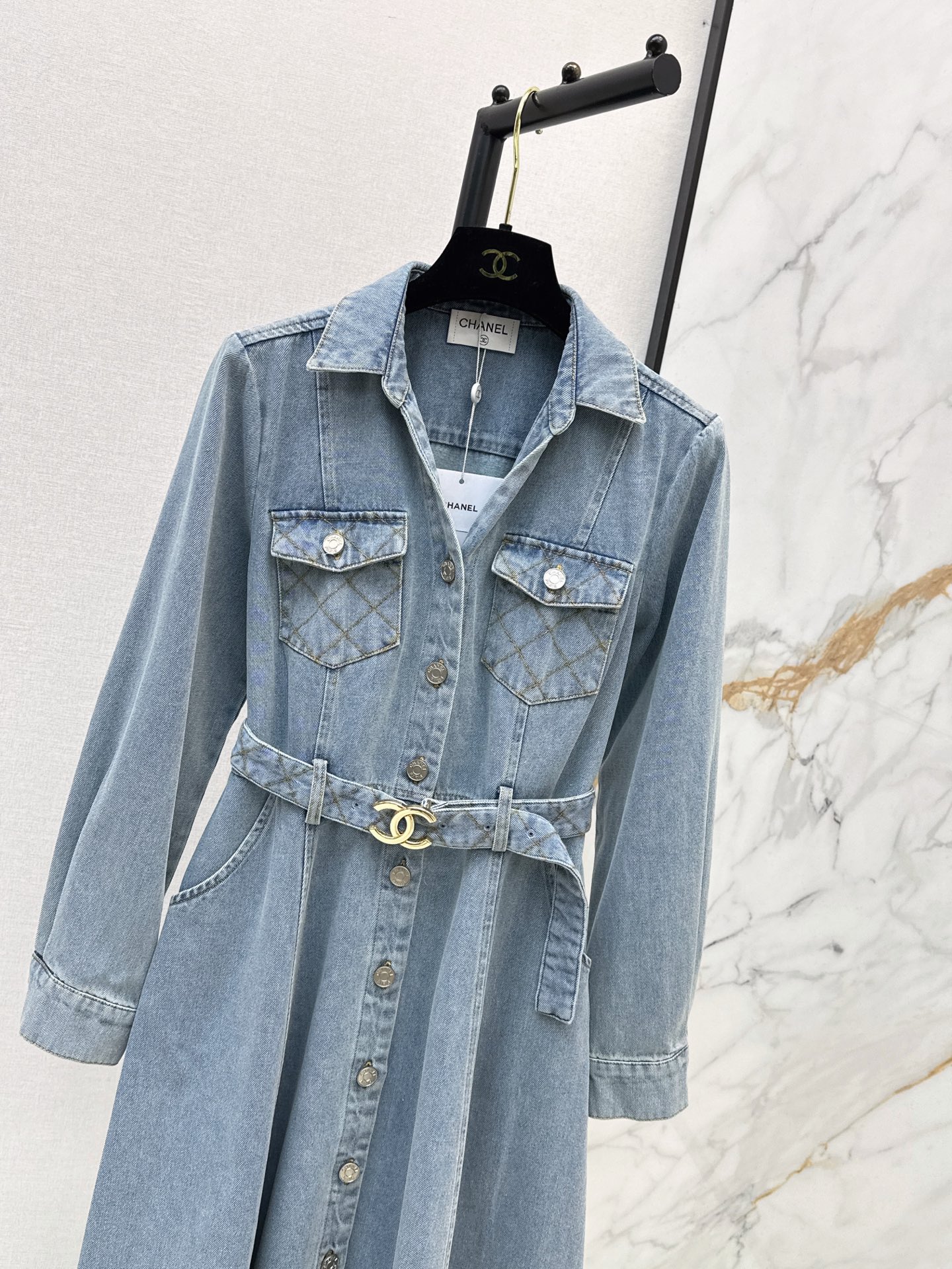 Chan 26fw denim dress