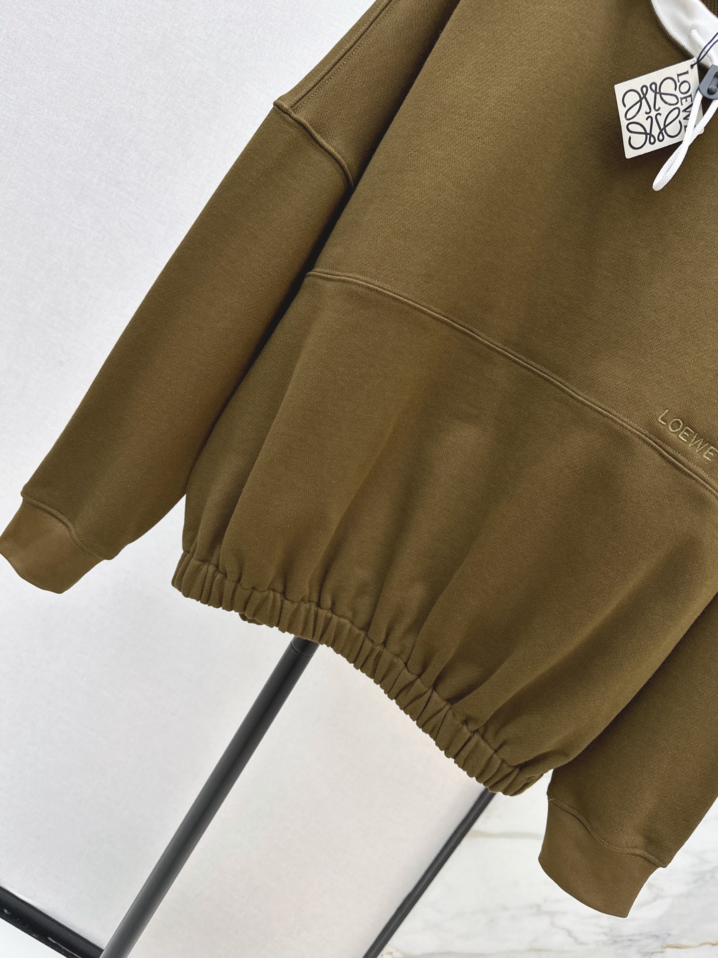Loe 26fw drawstring sweatshirt