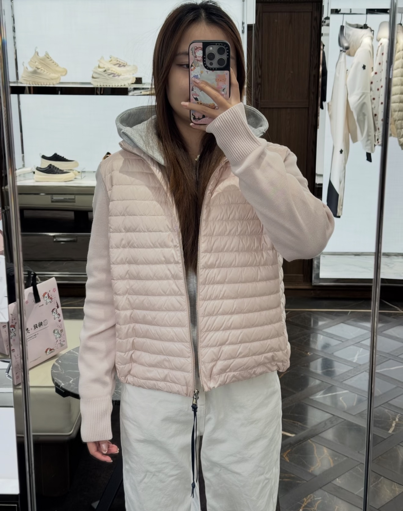 Monc 26fw cropped down jacket