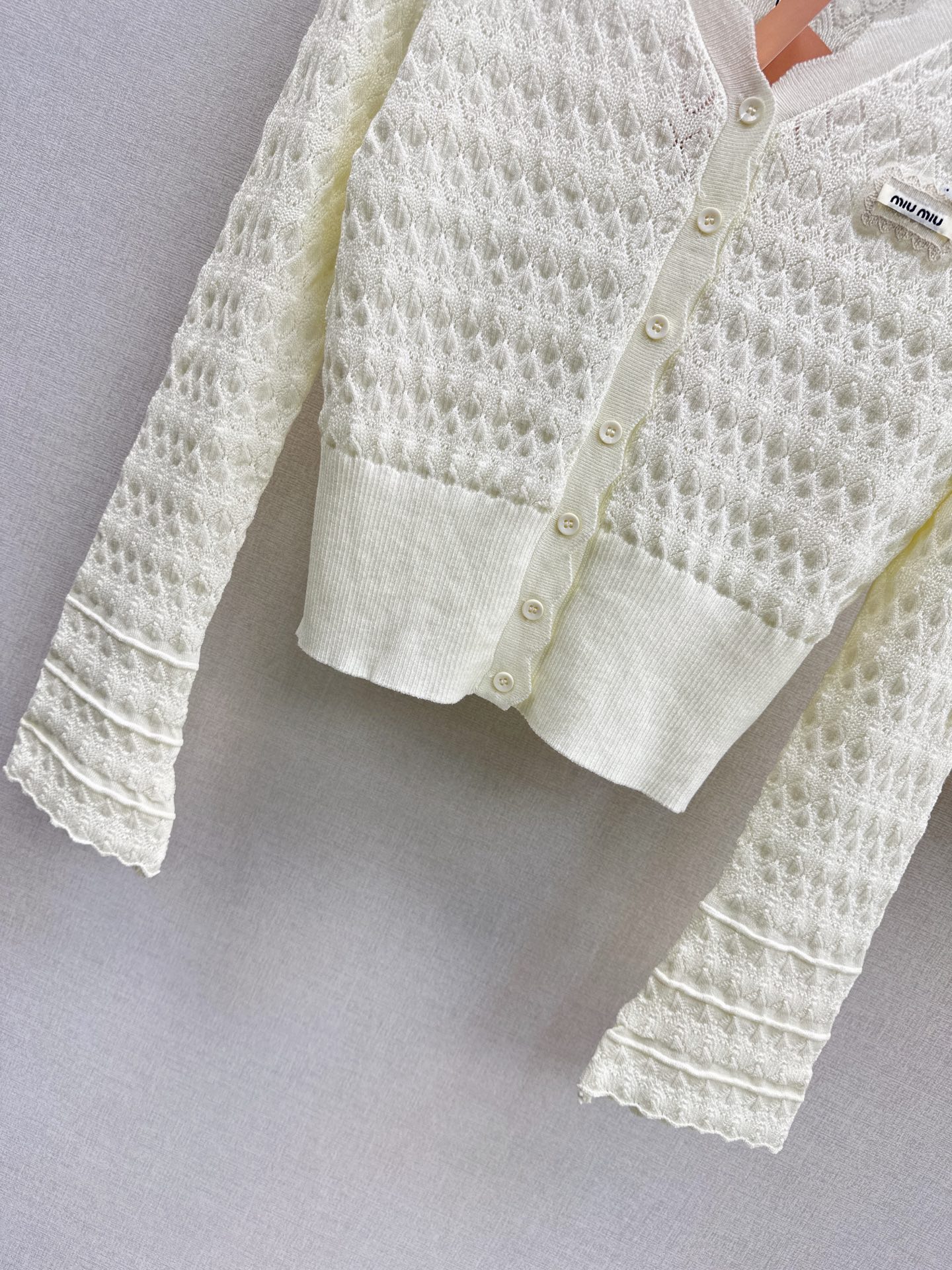 Miu 26fw knit vest cardigan sets