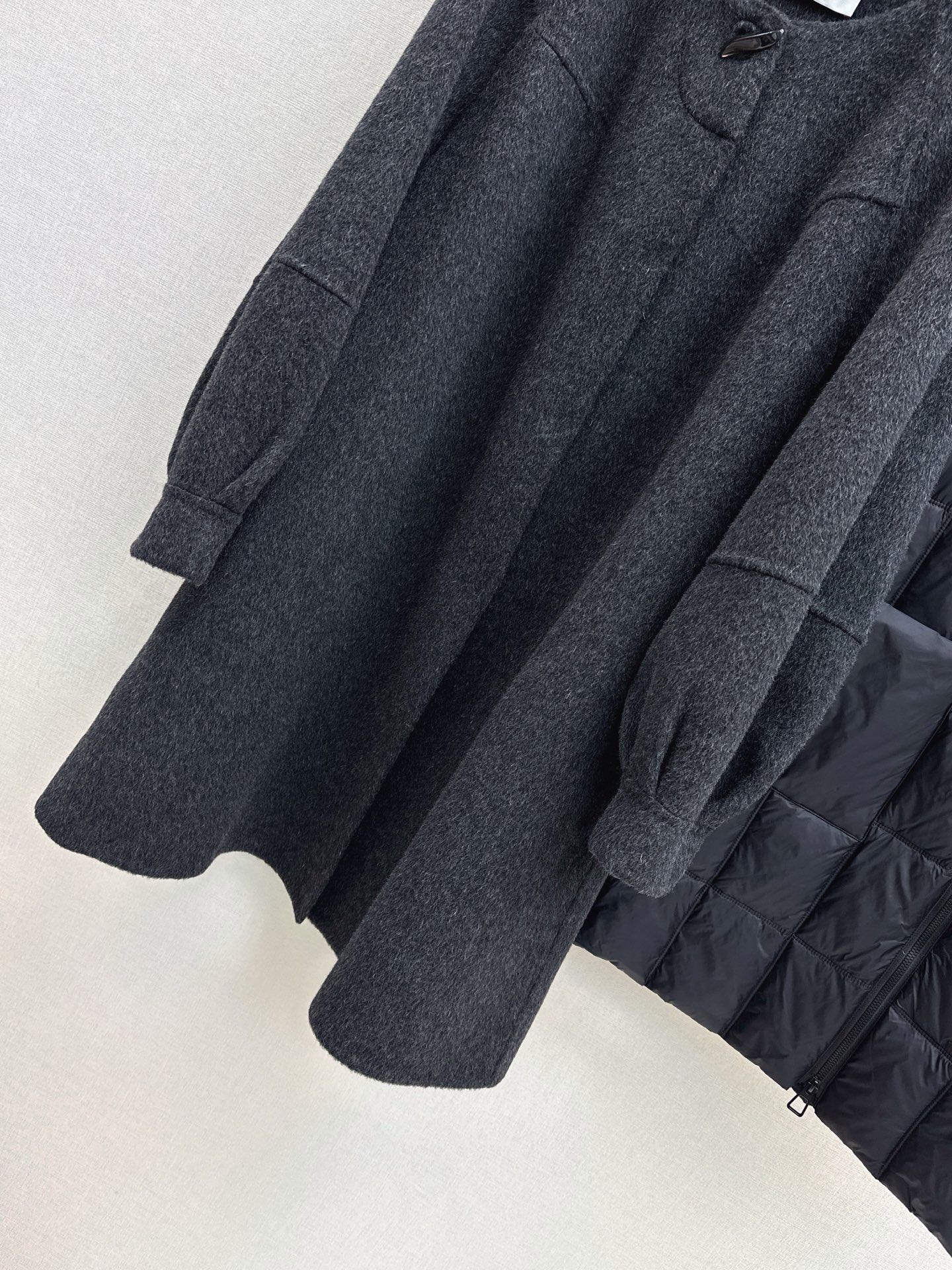Max 26fw hooded down vest overcoats sets