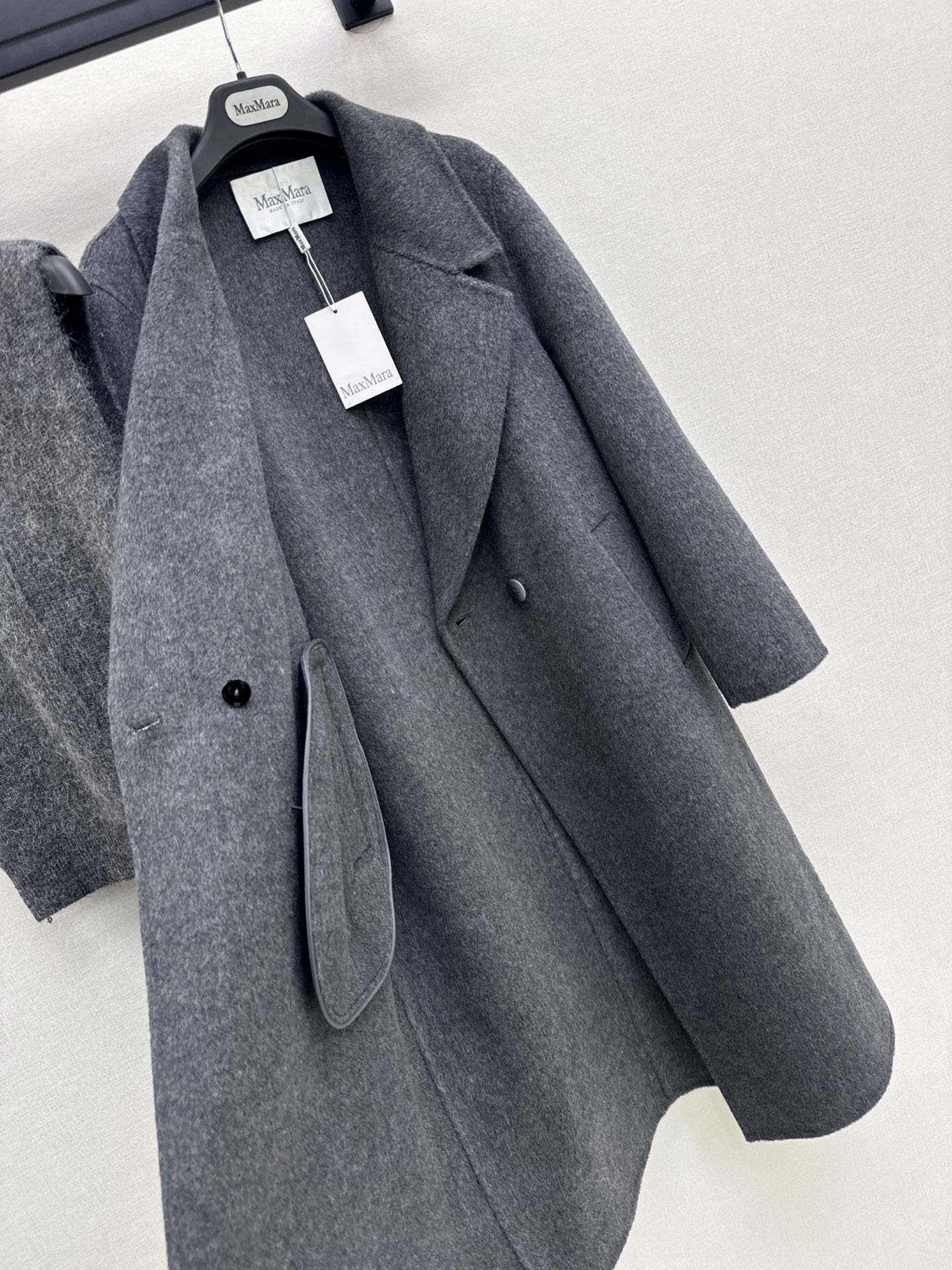 Max 26fw knit vest overcoats sets