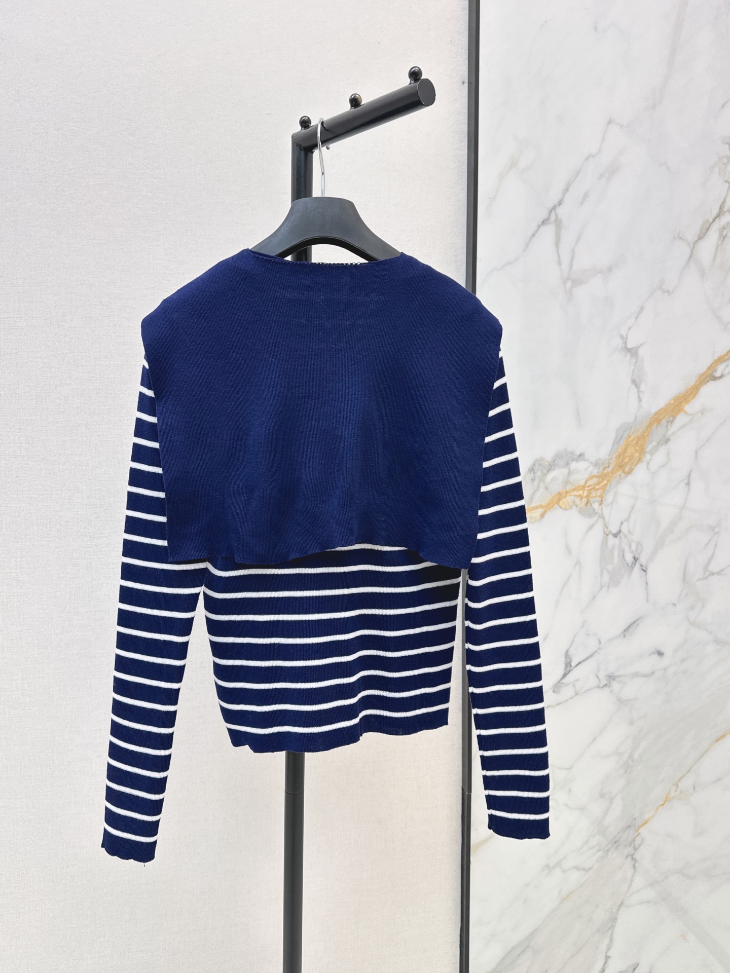 CD 26fw stripe knit cardigan