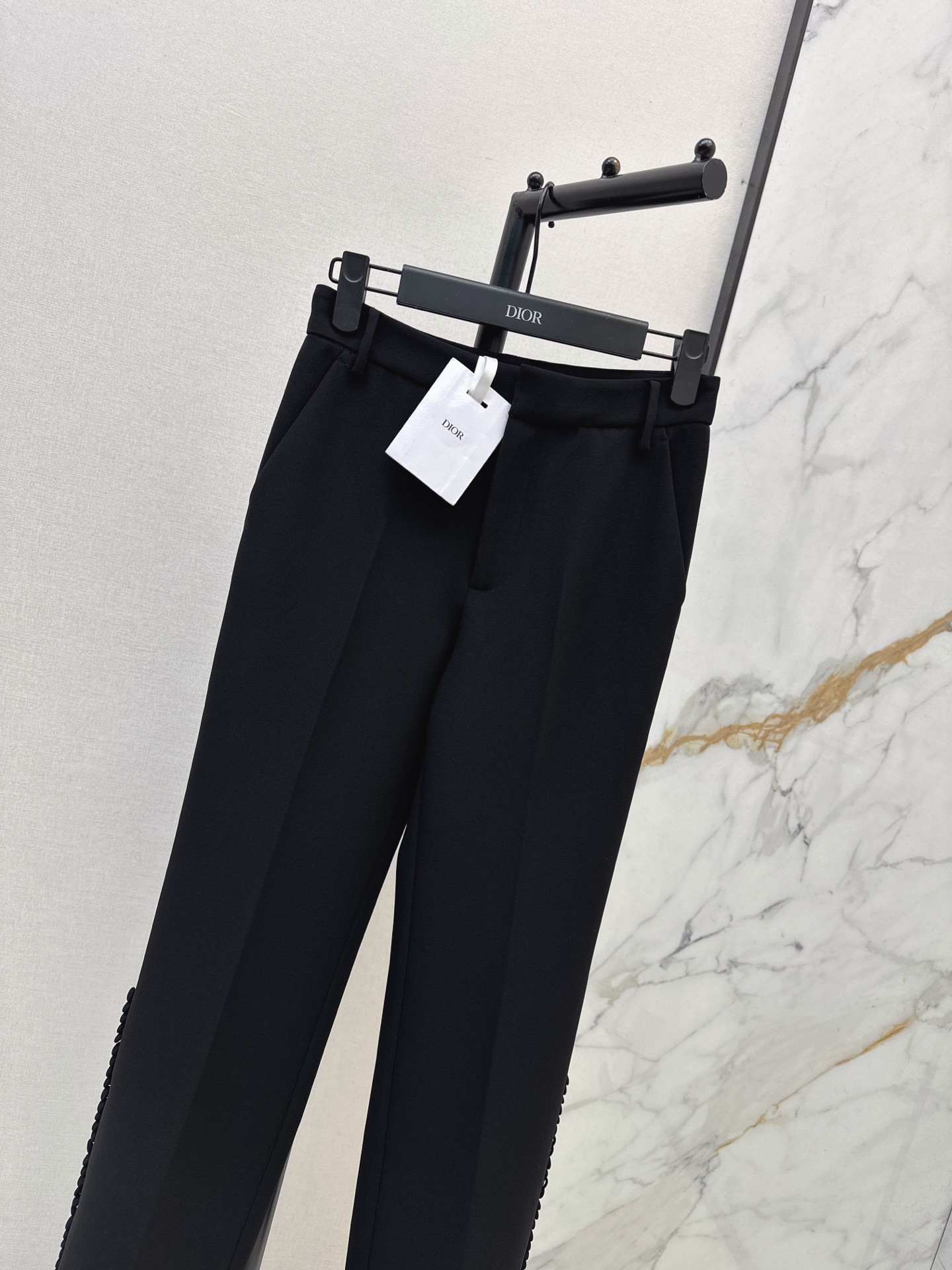 CD 26fw high-waist straight-leg pants