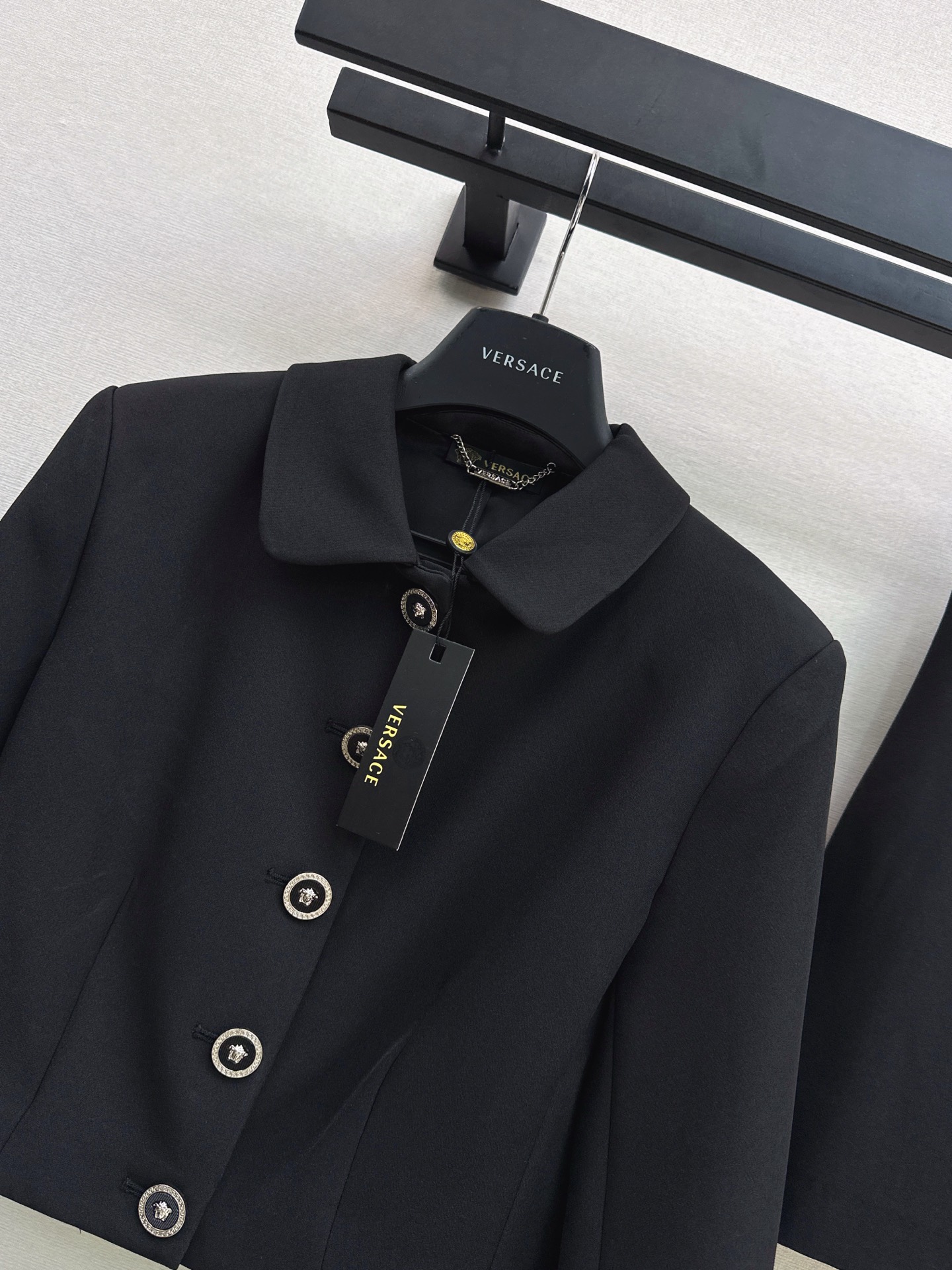 Ver 26fw cropped jacket A-line skirt sets