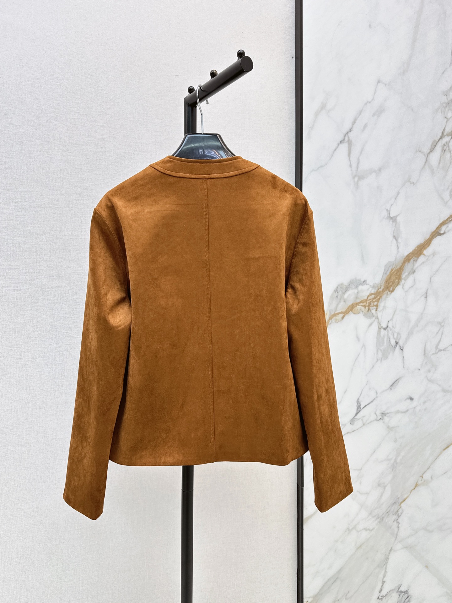 Sain 26fw suede-fleecel jacket