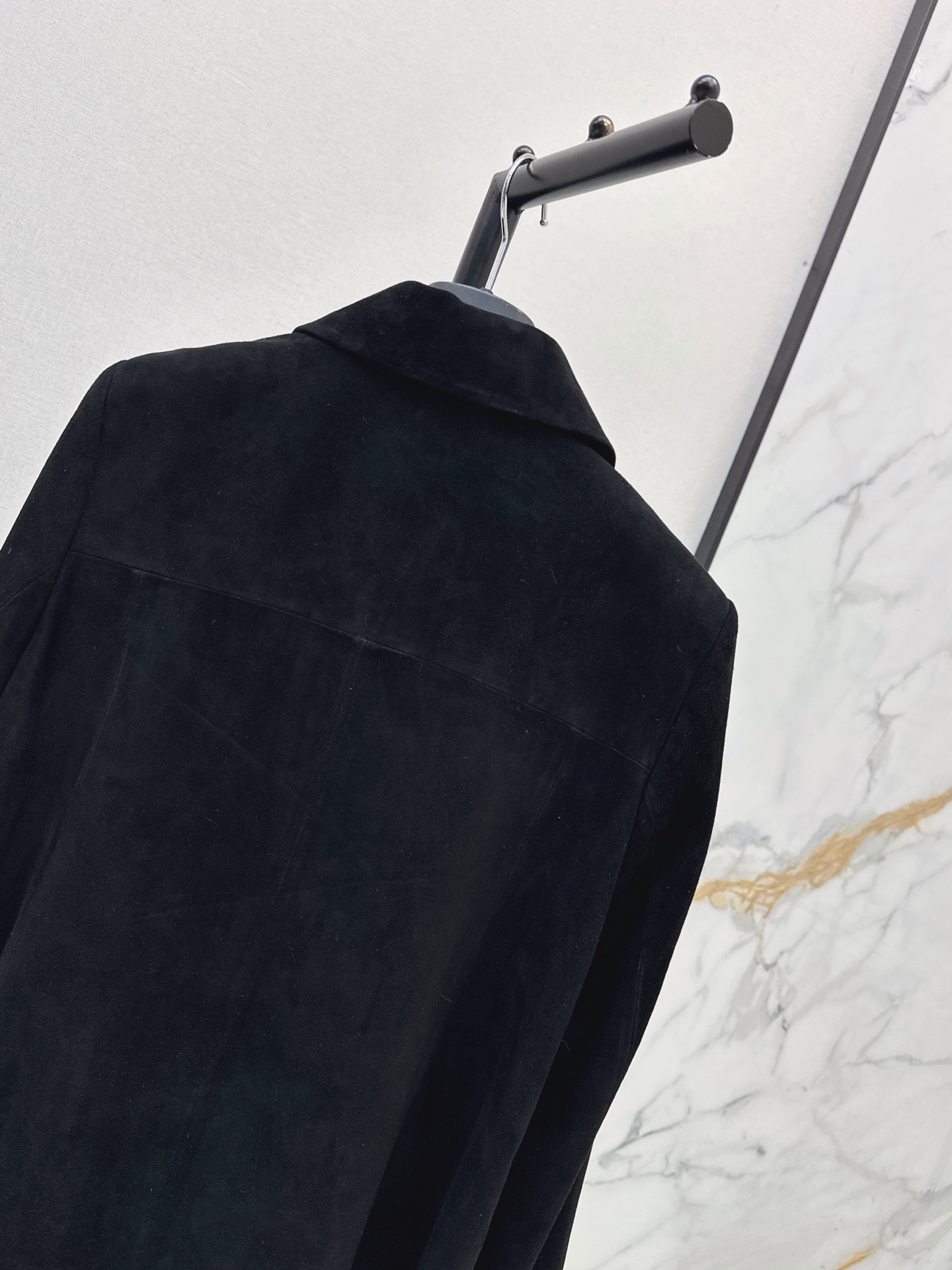 Ver 26fw suede long jacket