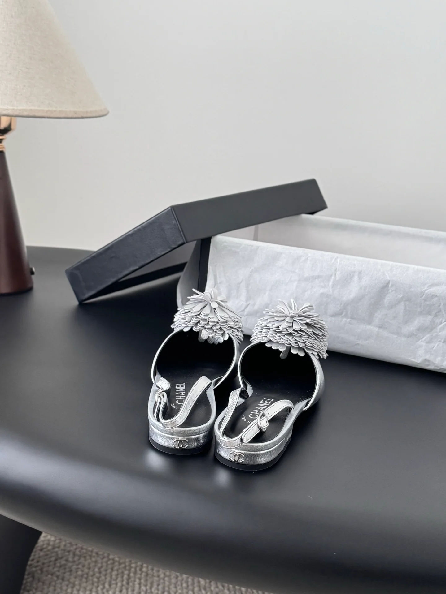Chan 26ss slingback flats