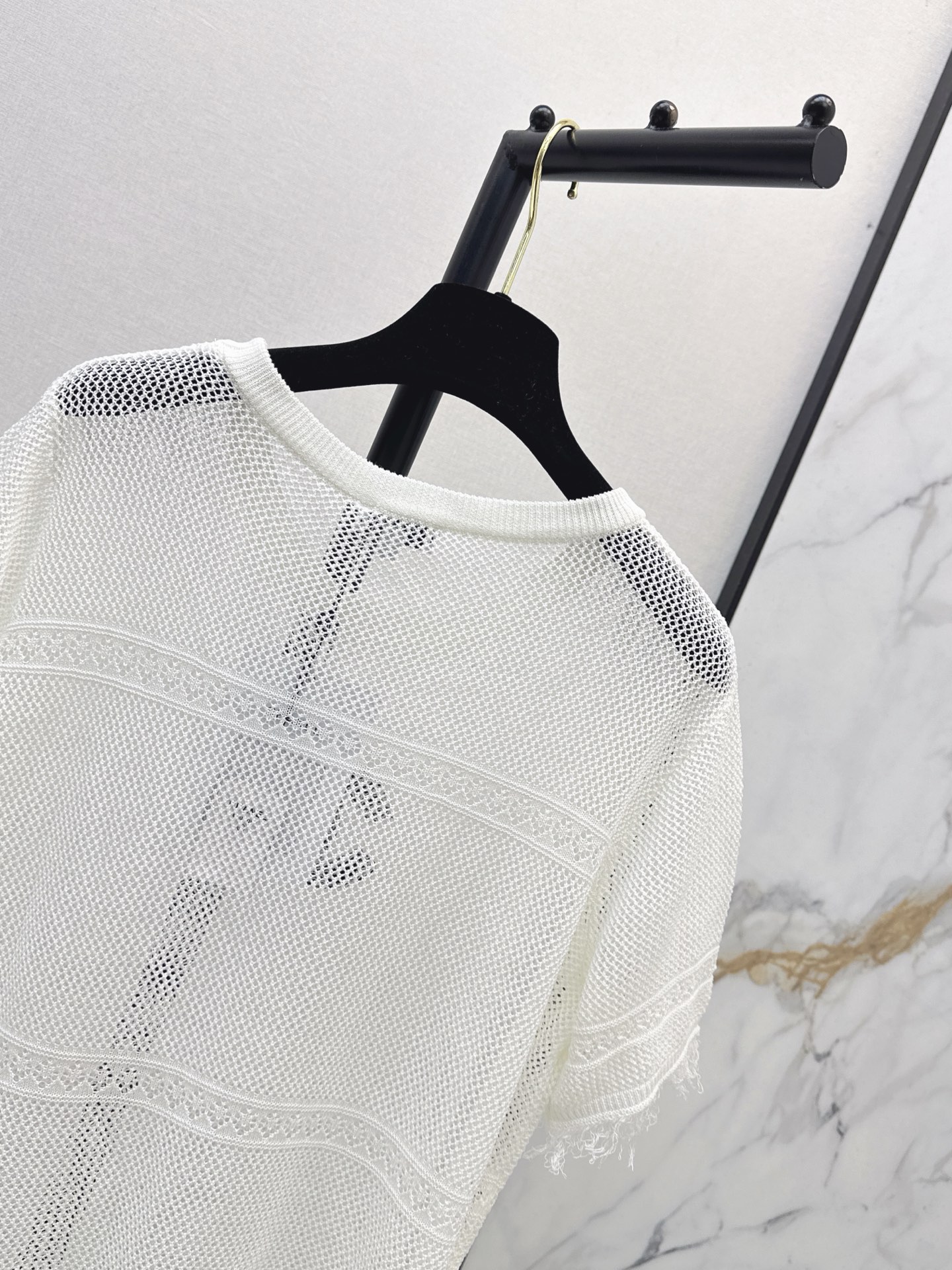 Chan 26fw hollow knitwear