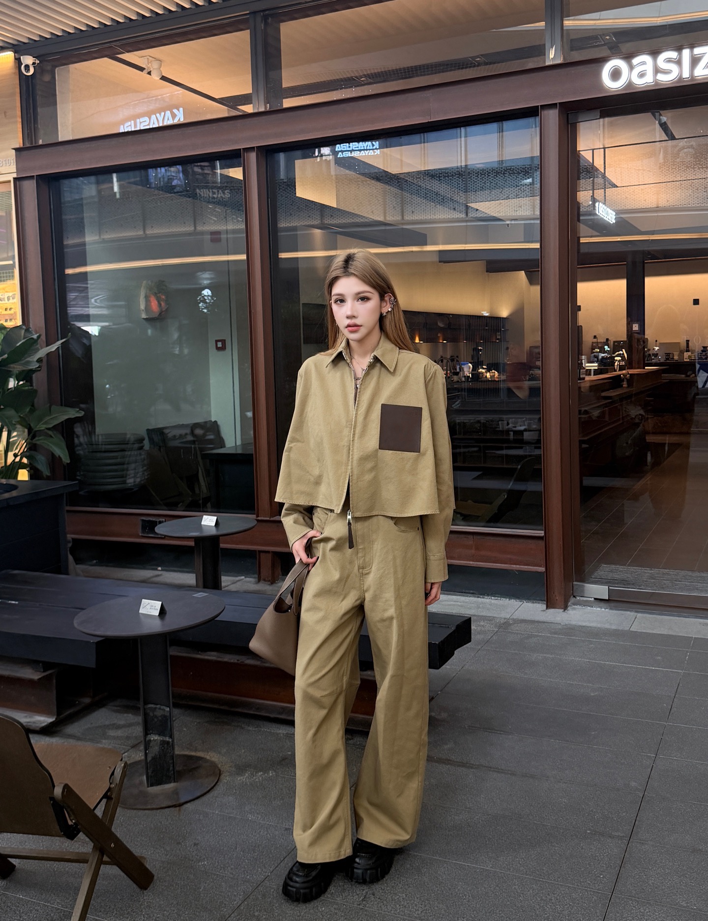 Loe 26fw straight-leg pants