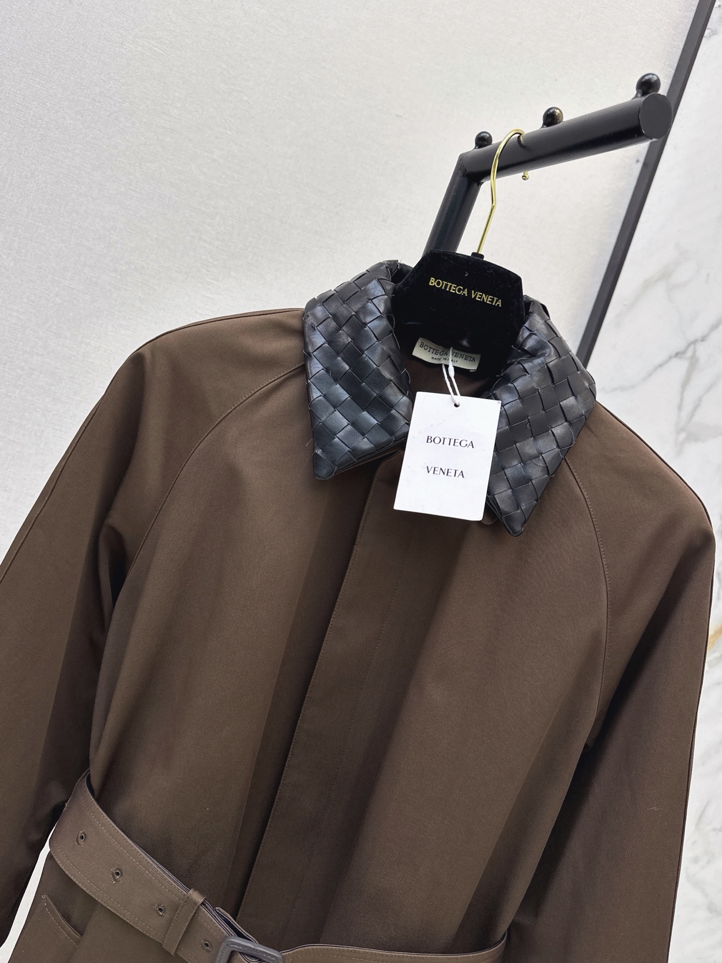 Bott 26fw woven collar trench coats