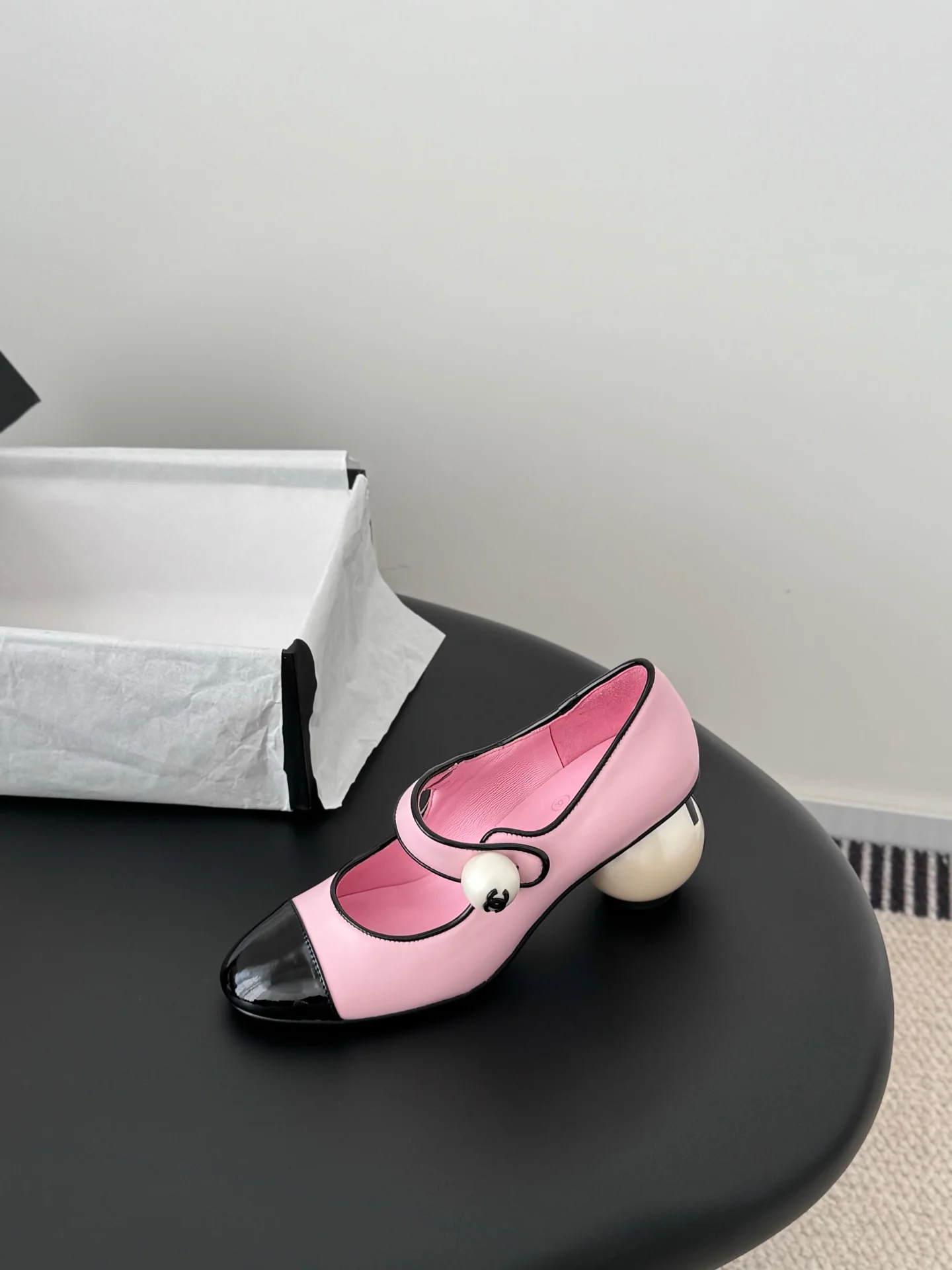 Chan 25fw mary jane chunky heel
