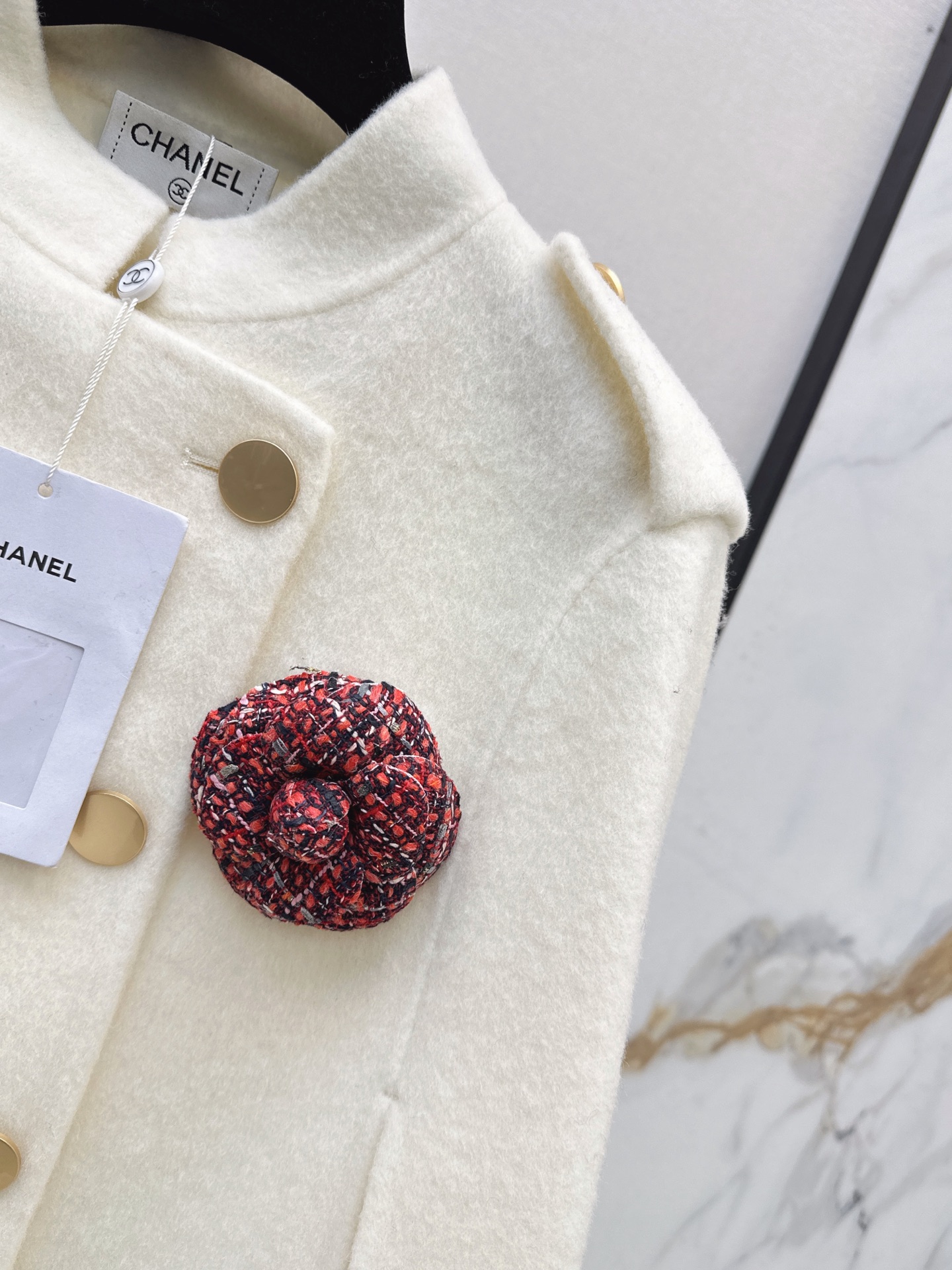 Chan 26fw woolen cape jacket