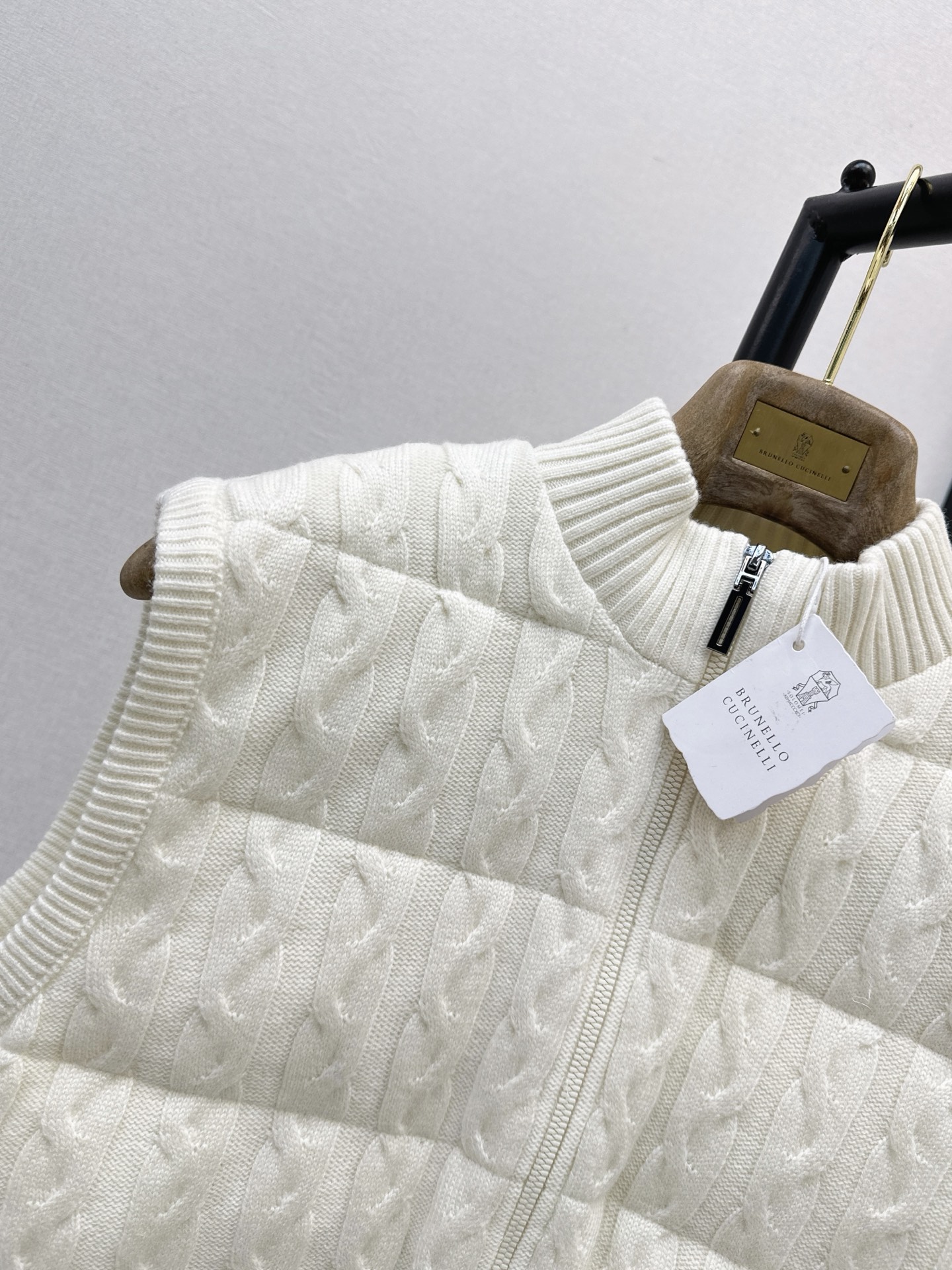 Brun 26fw knit down vest