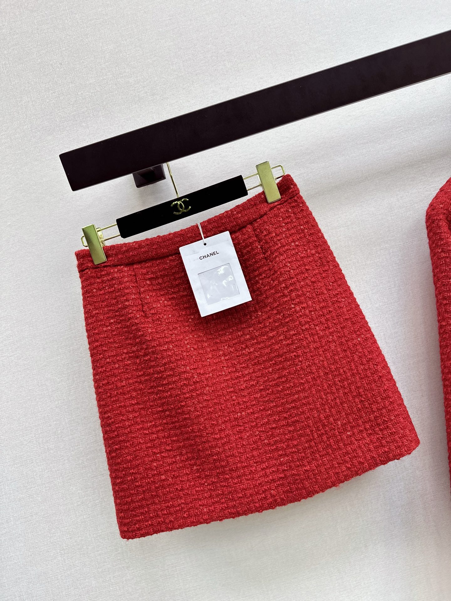 Chan 26fw A-line woven skirt