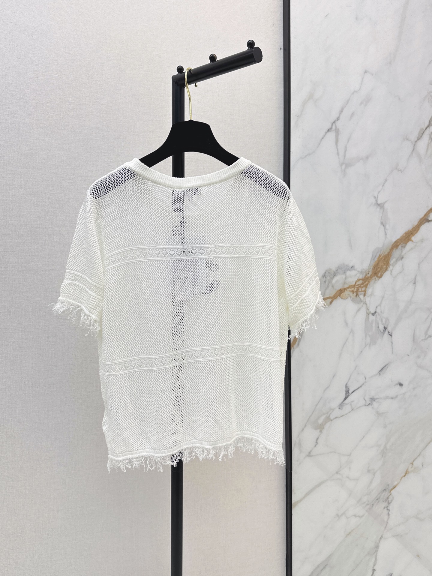Chan 26fw hollow knitwear