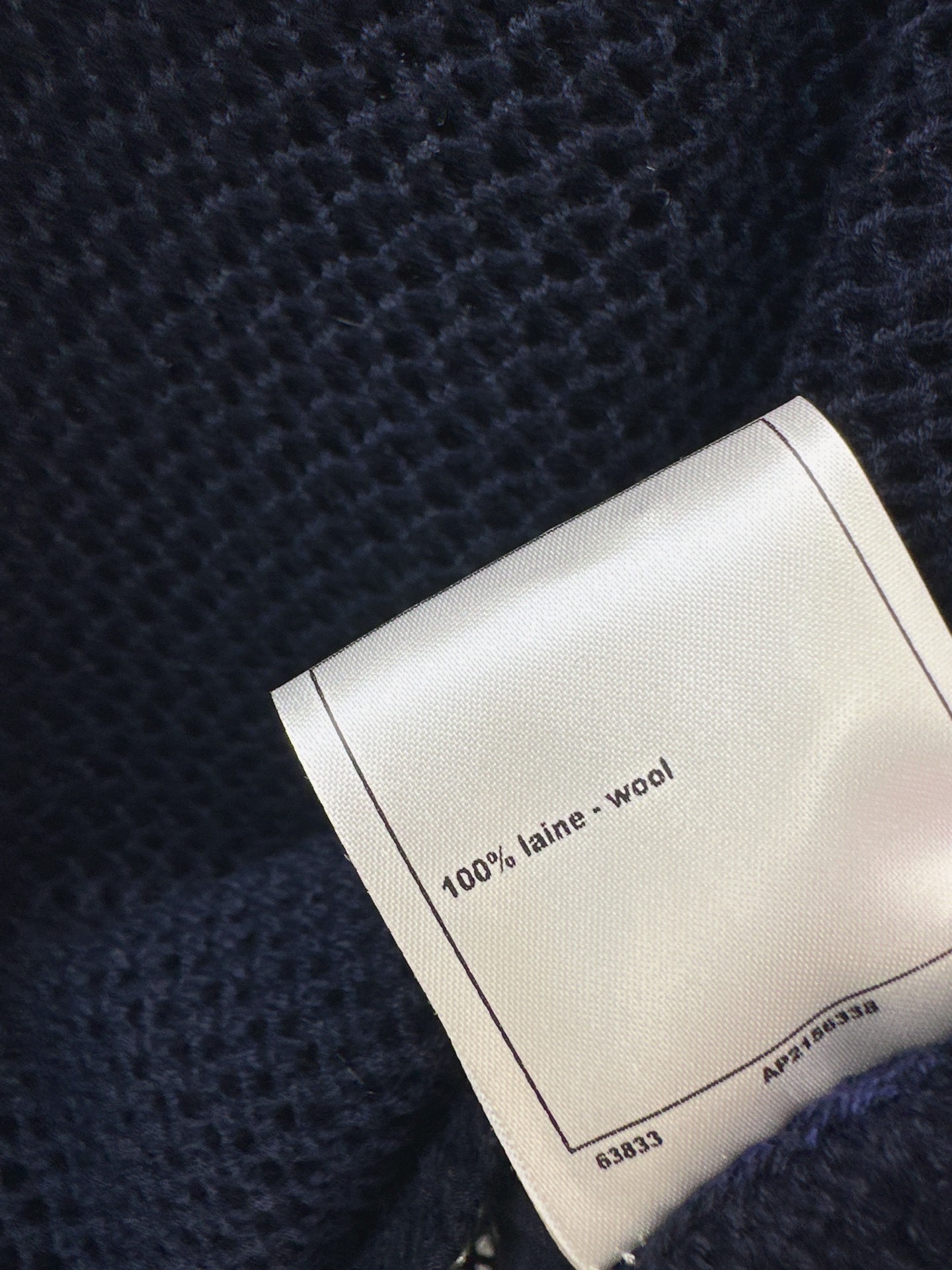 Chan 26fw 2in1 hollow knitwear