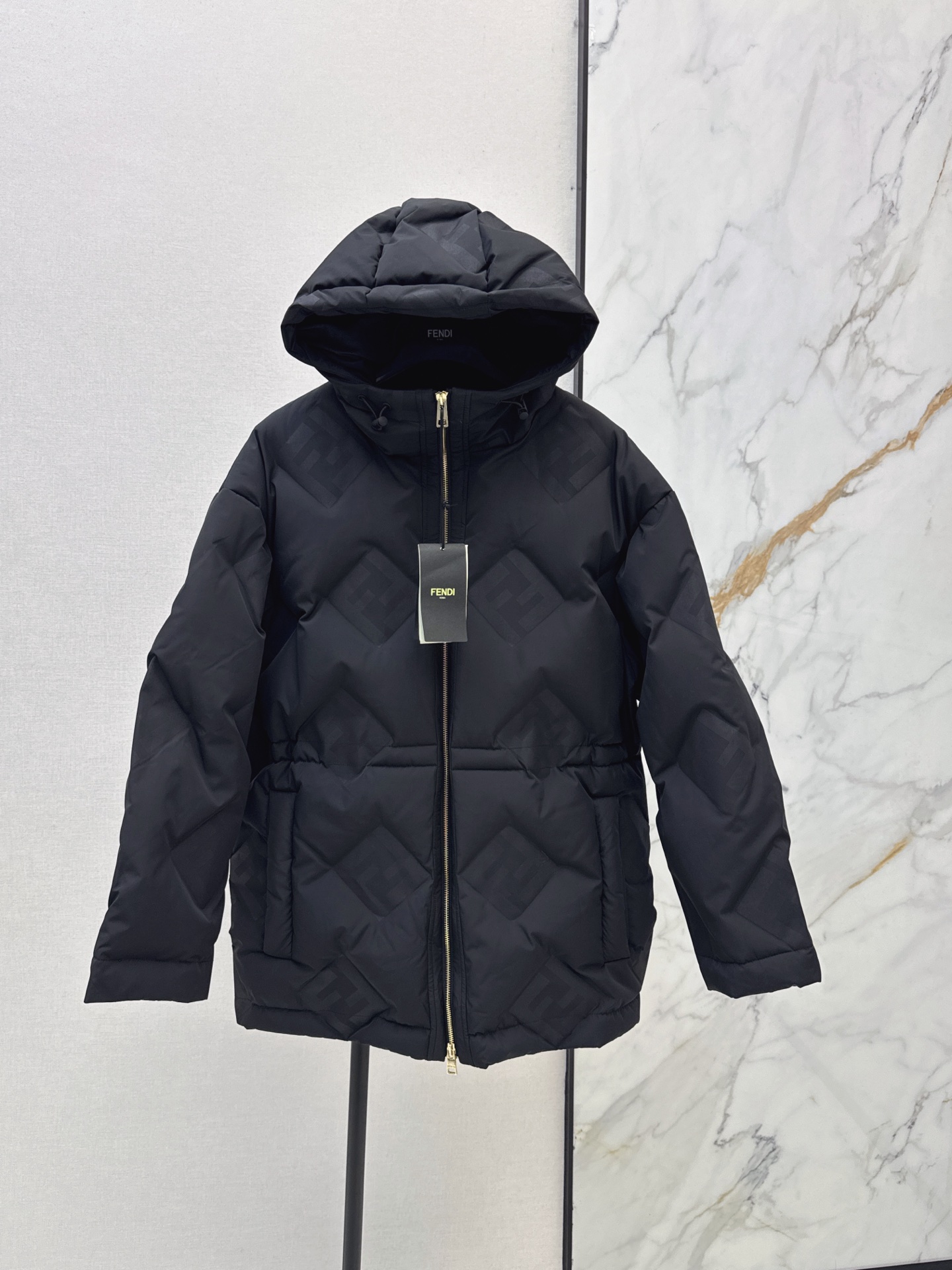 Fen 26fw hooded down jacket