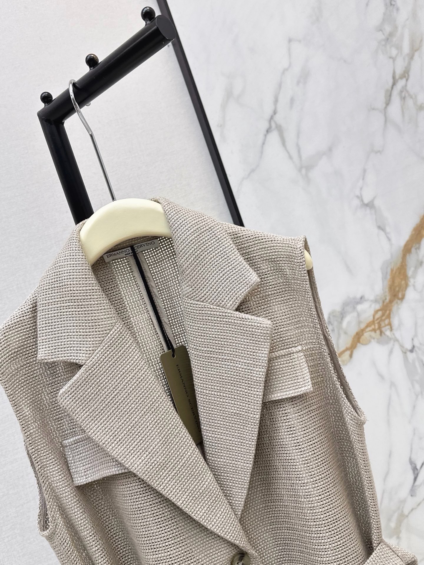 ES 26ss belted vest jacket